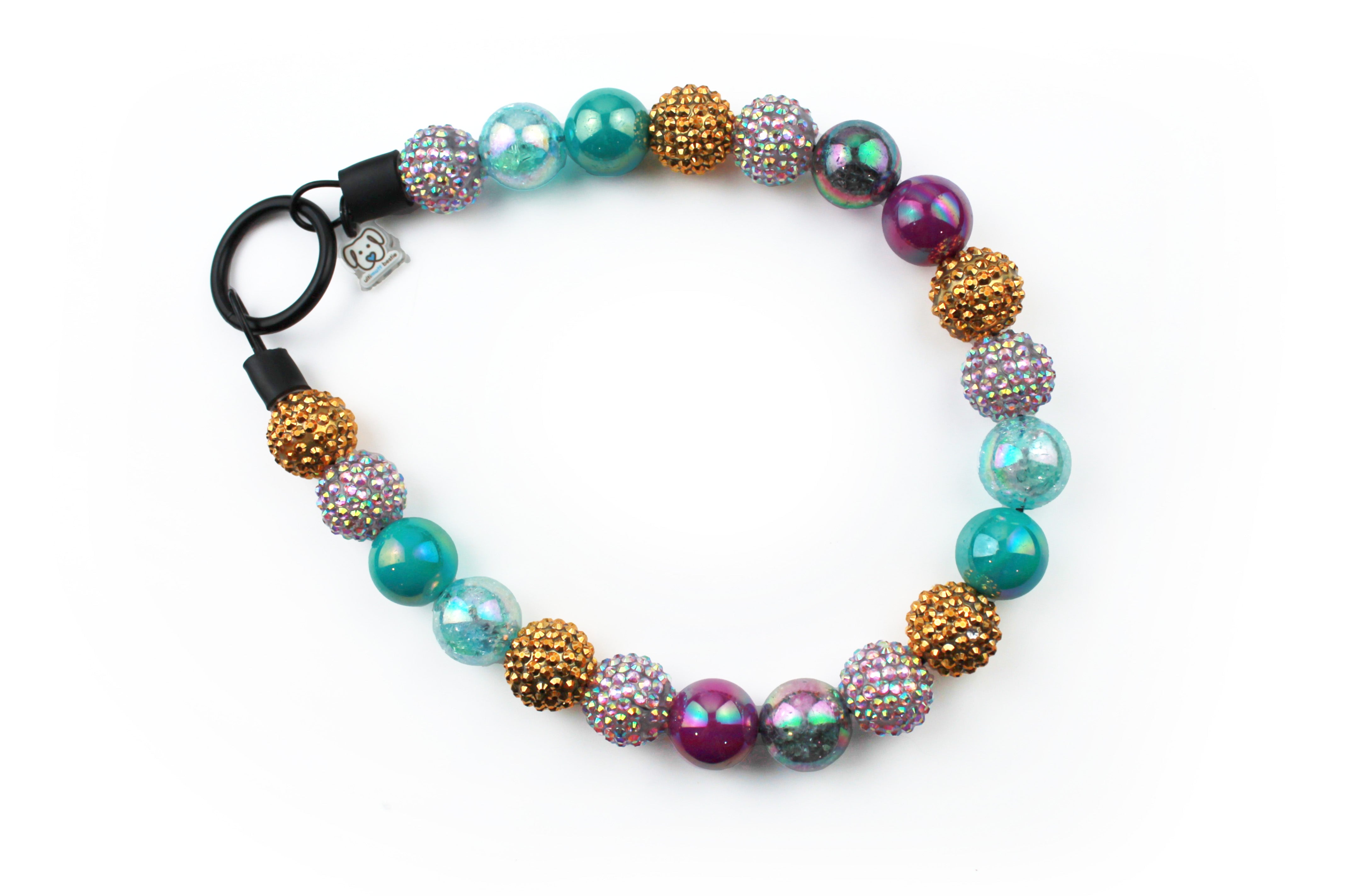 All That Glitters Bead Dog Collar