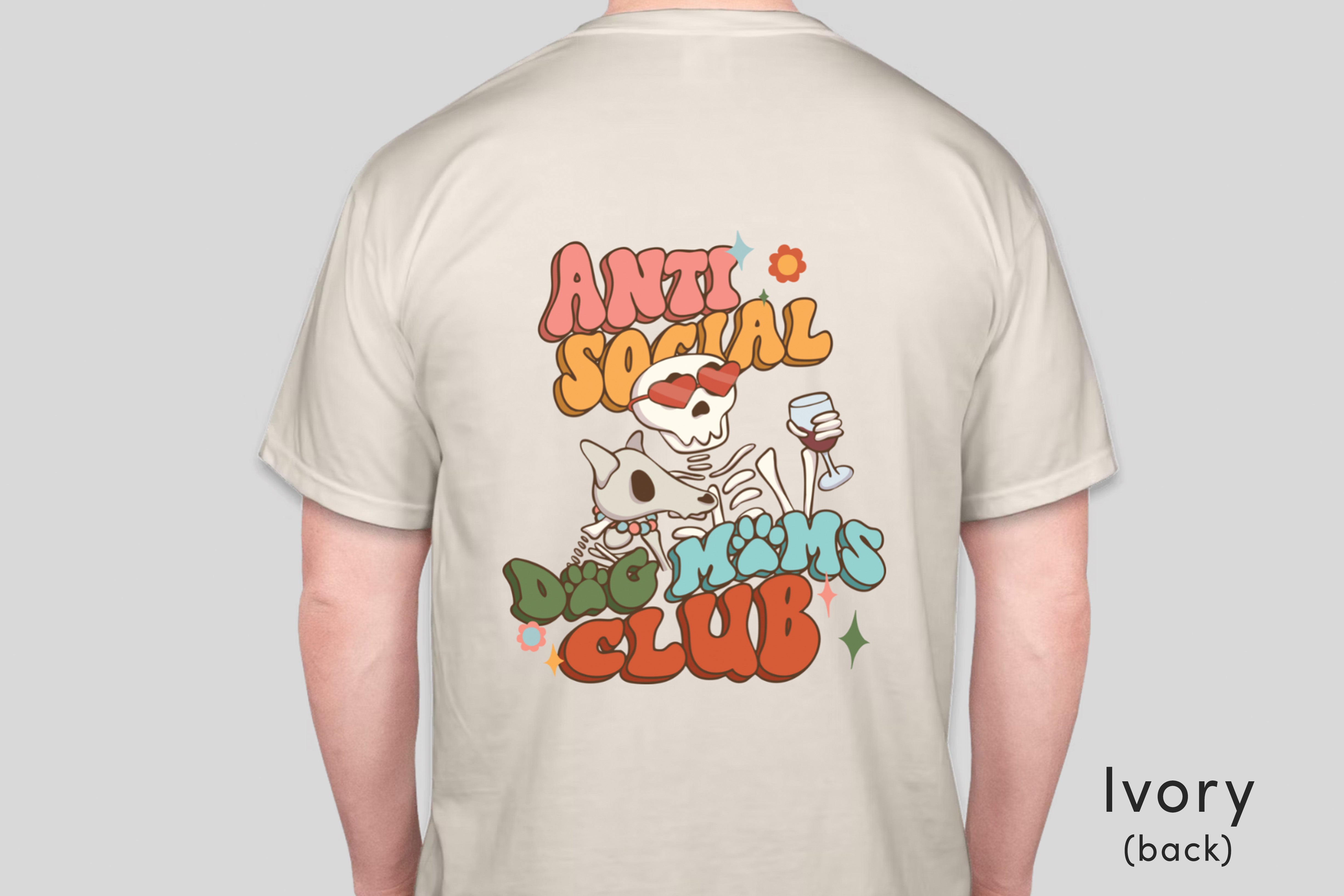 Antisocial Dog Mom T-Shirt COMFORT COLORS