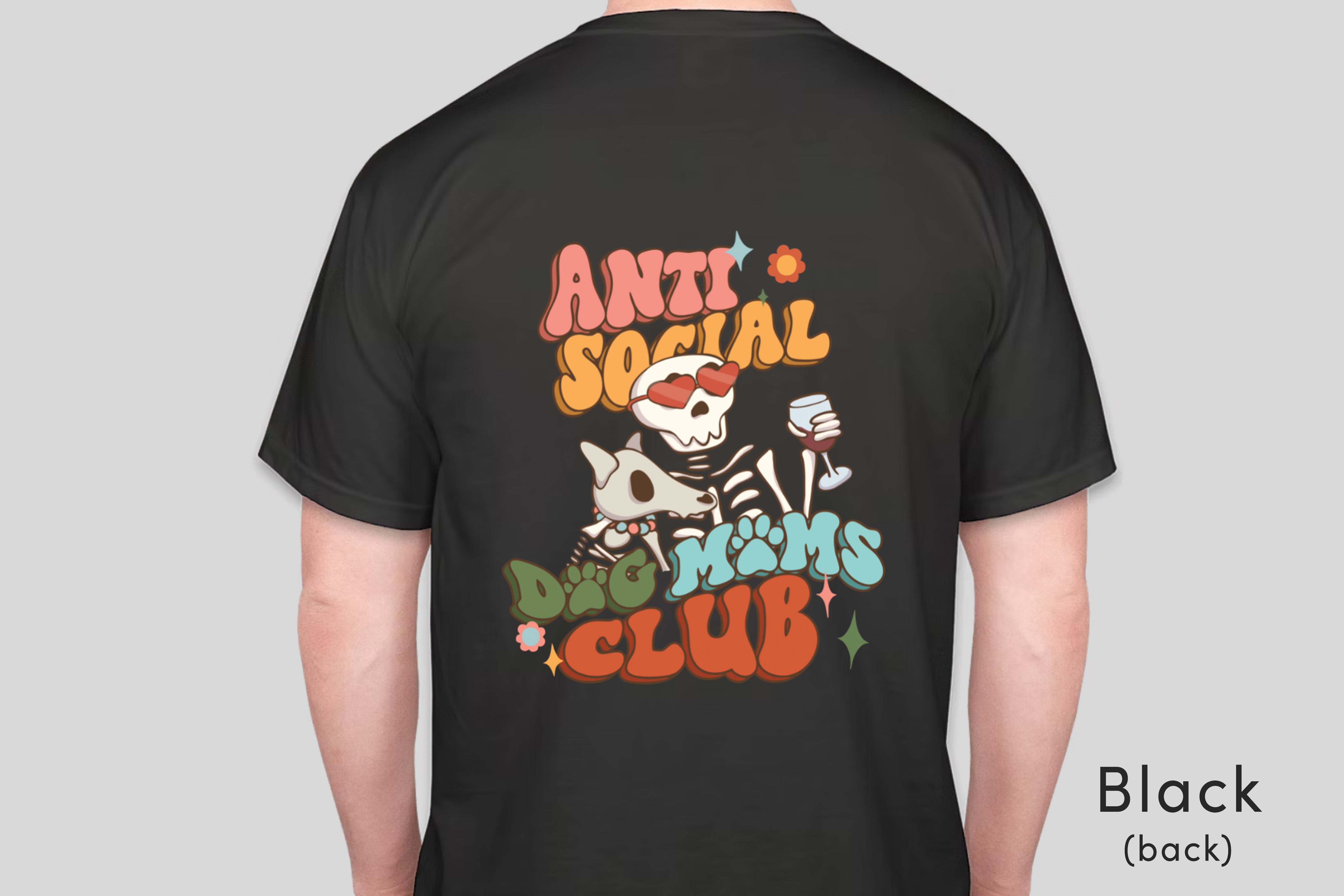 Antisocial Dog Mom T-Shirt COMFORT COLORS