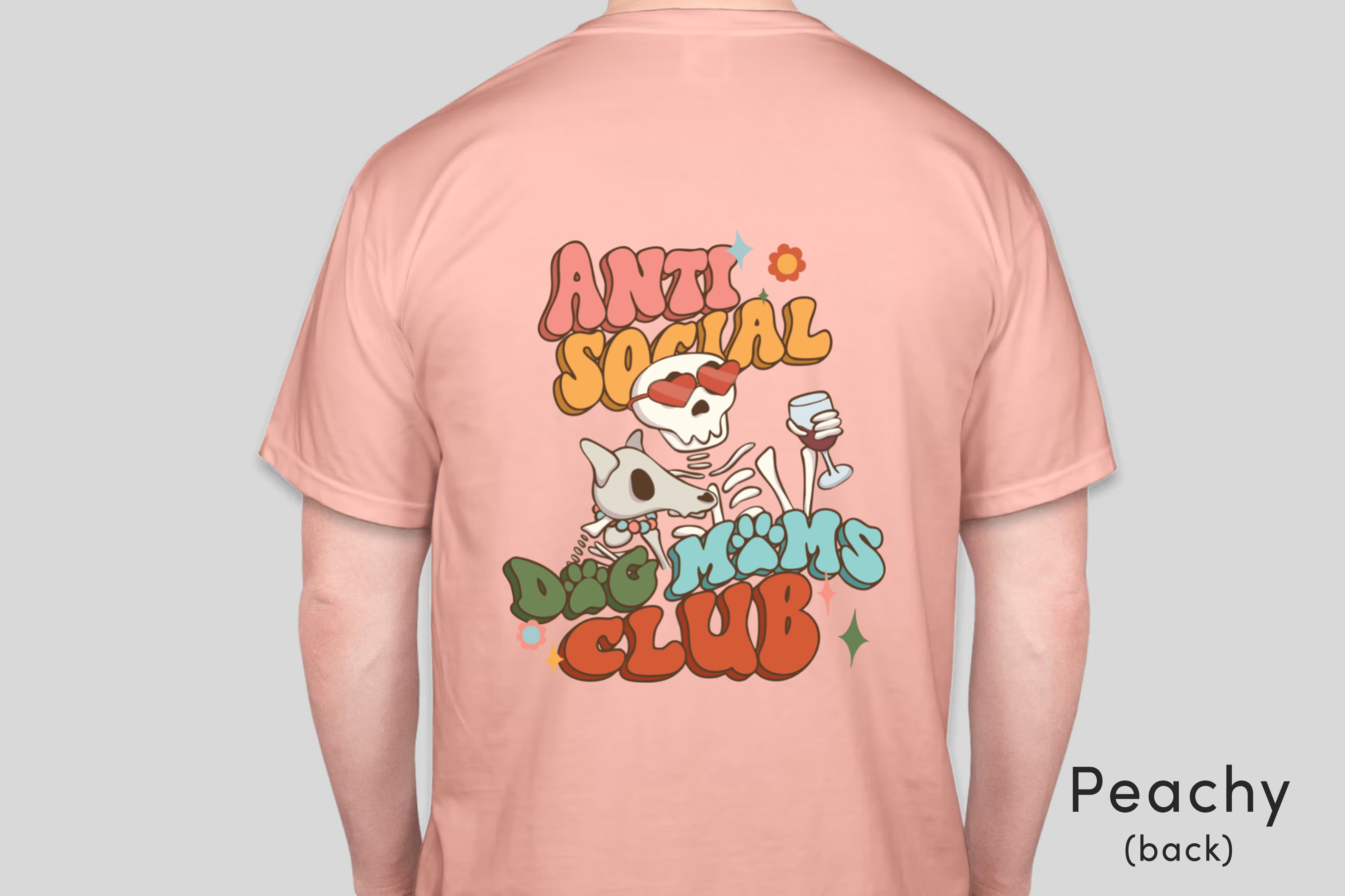 Antisocial Dog Mom T-Shirt COMFORT COLORS