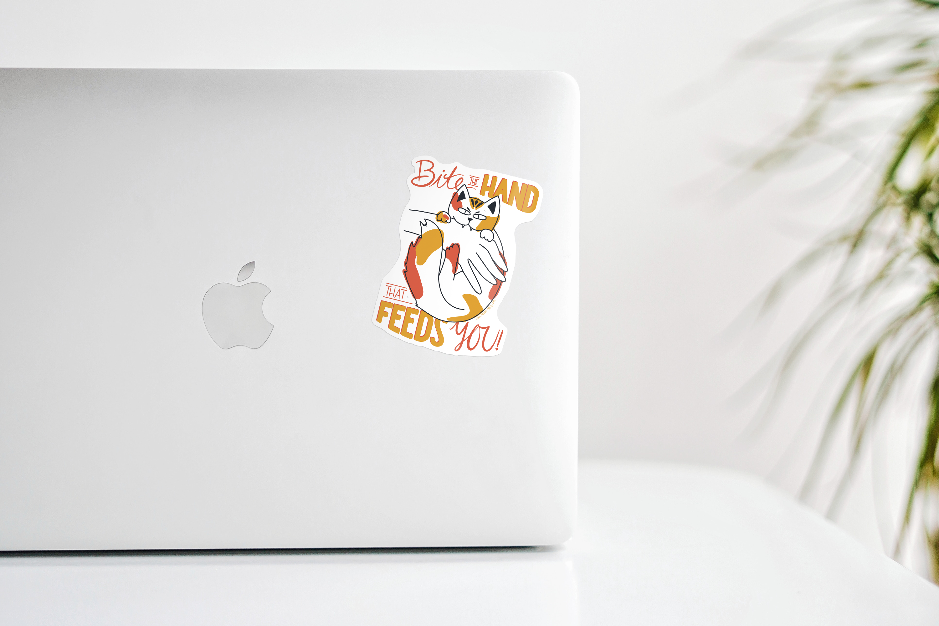 Bite the Hand Sticker
