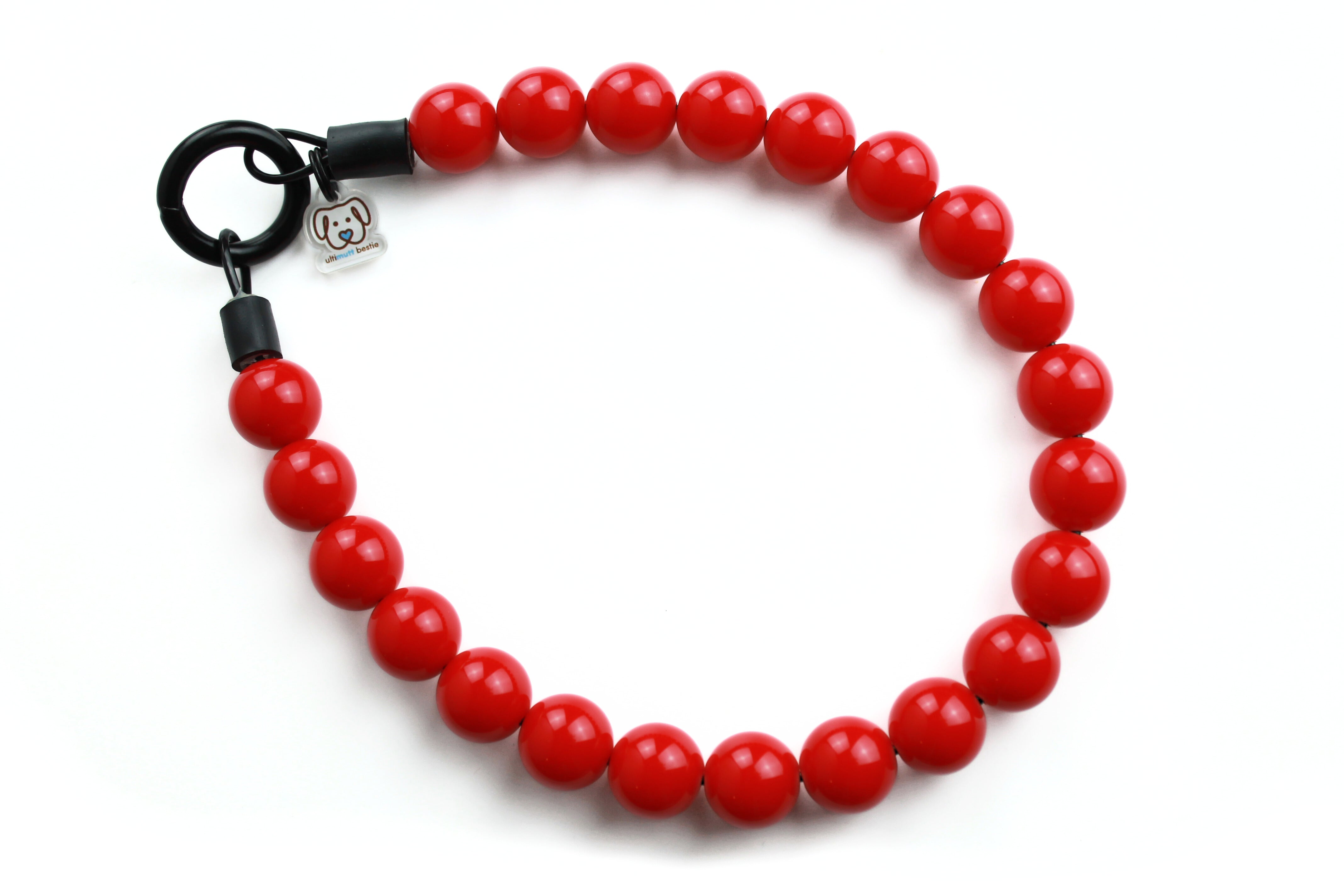Cherry Bomb MINI Dog Bead Collar