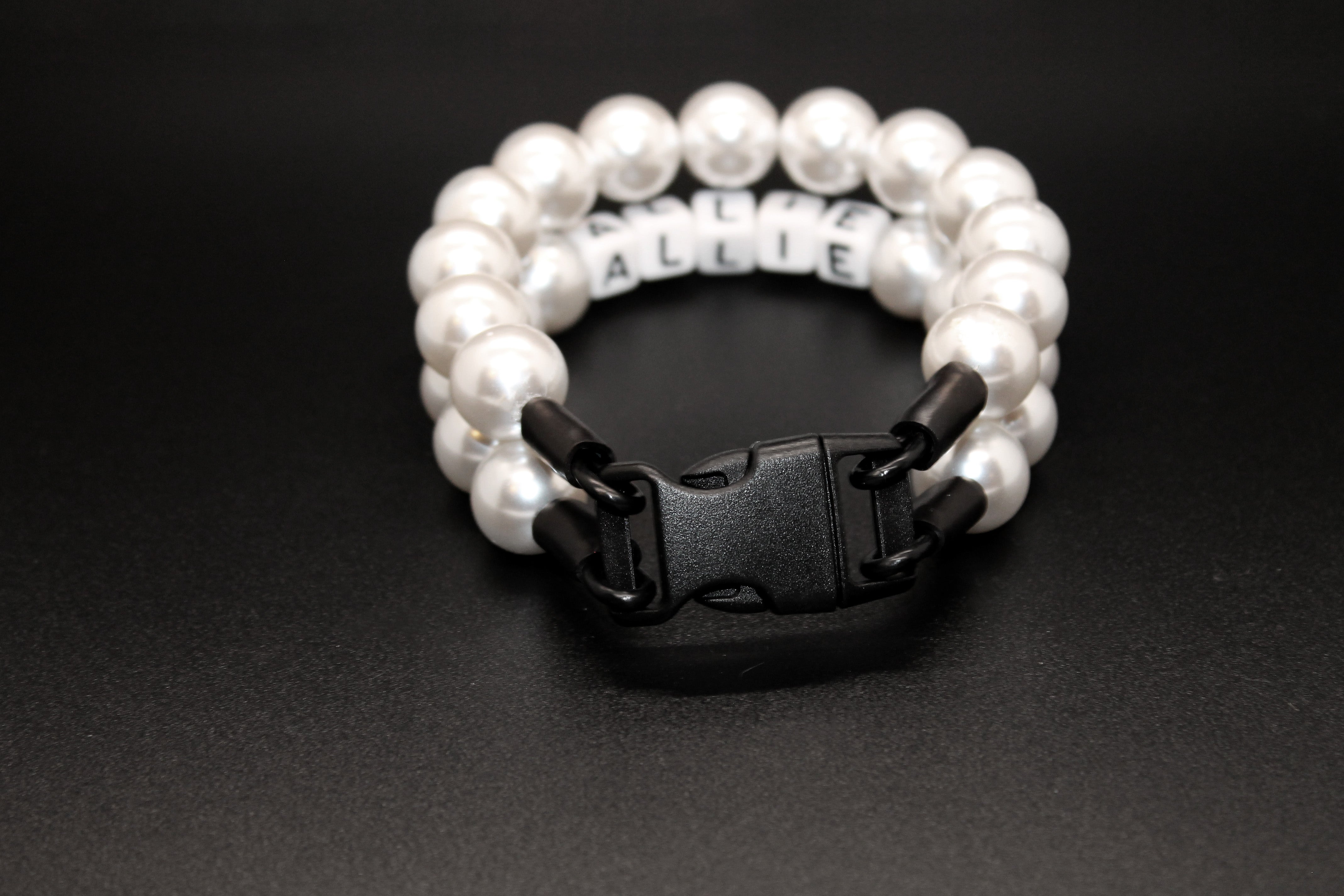 MINI Pearls Beaded Dog Collar