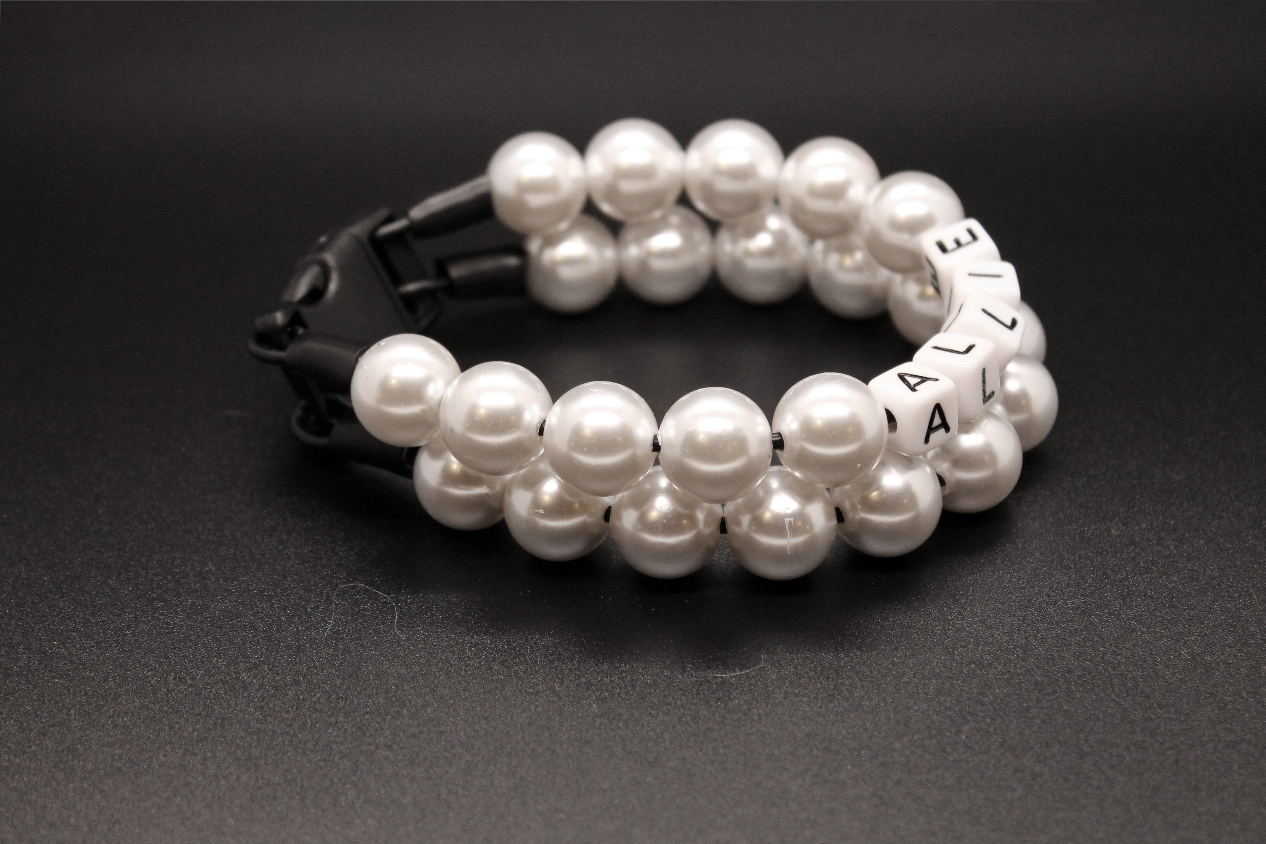 MINI Pearls Beaded Dog Collar