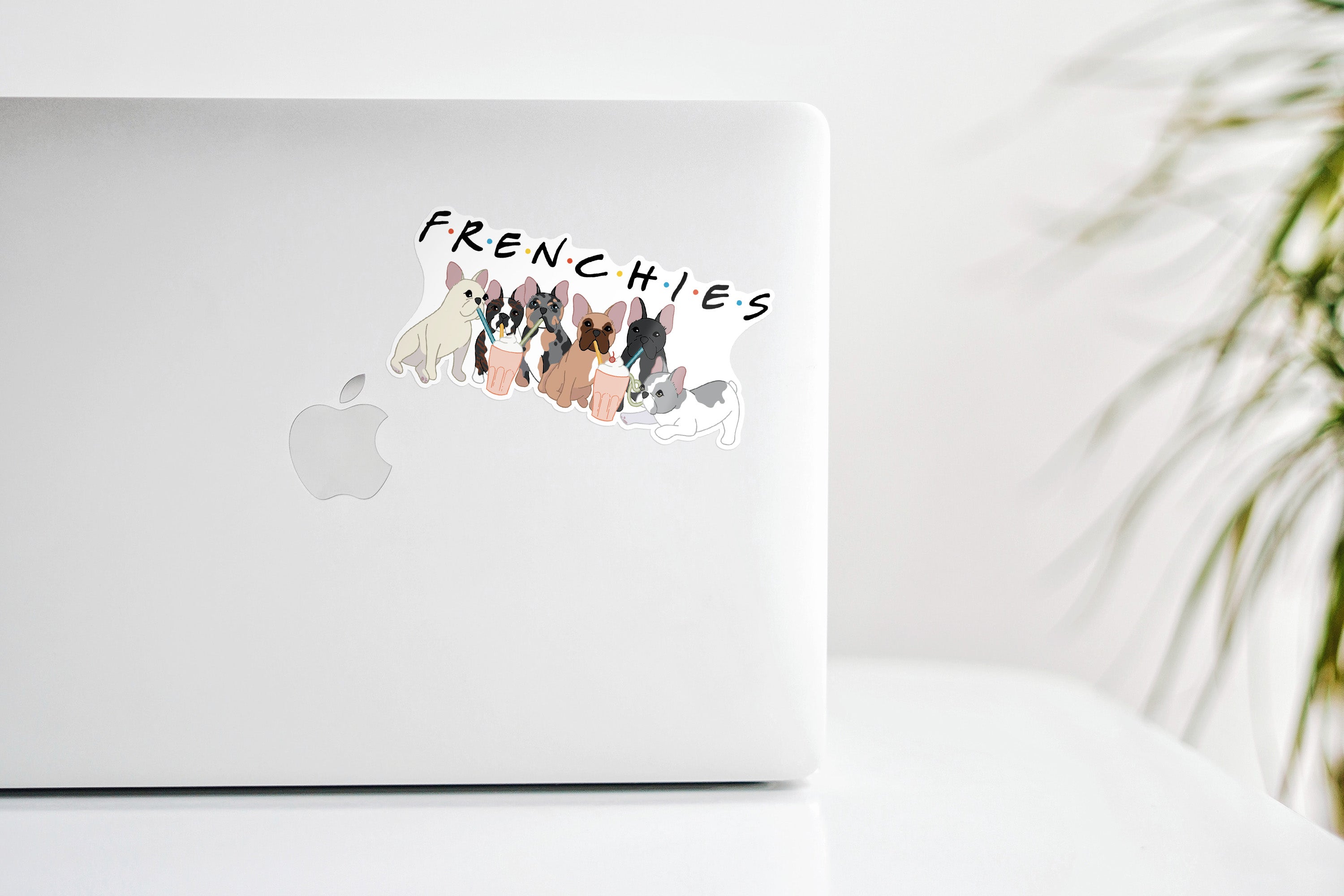 Frenchies Friends Sticker