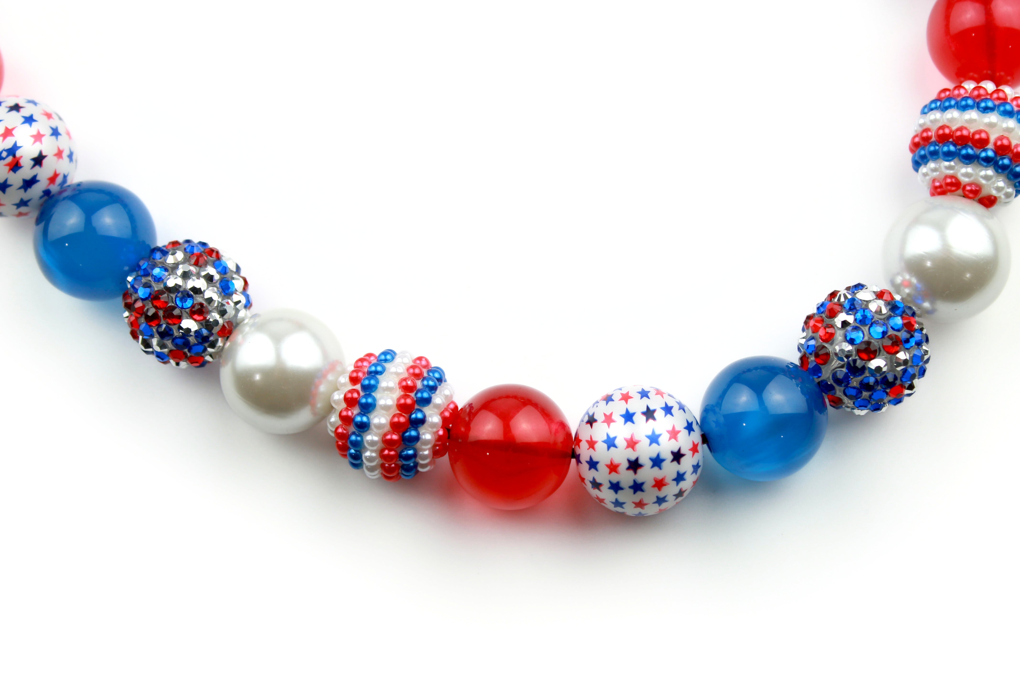 Firecracker Bead Dog Collar