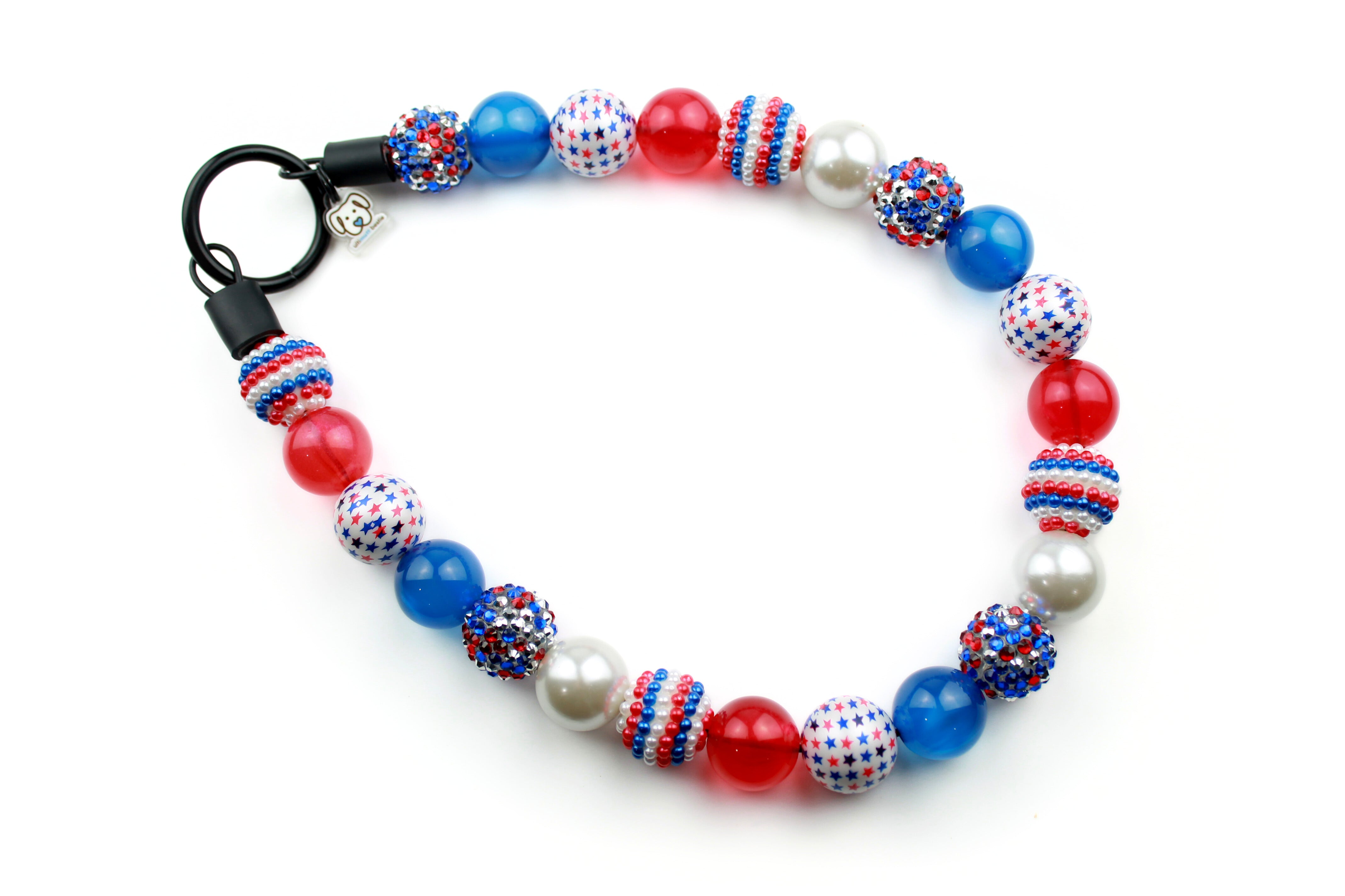 Firecracker Bead Dog Collar