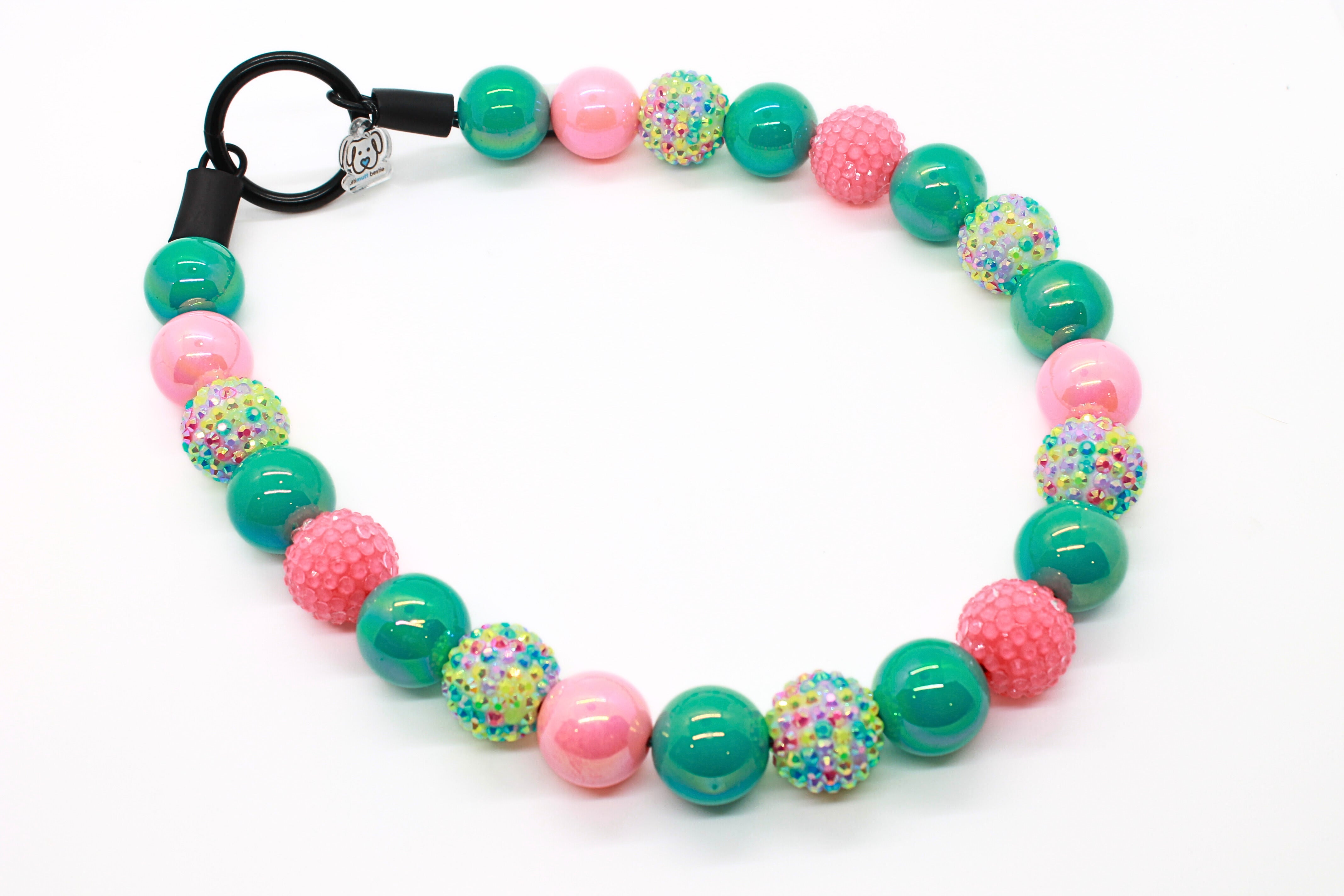 Island Punch Beaded Dog Collar