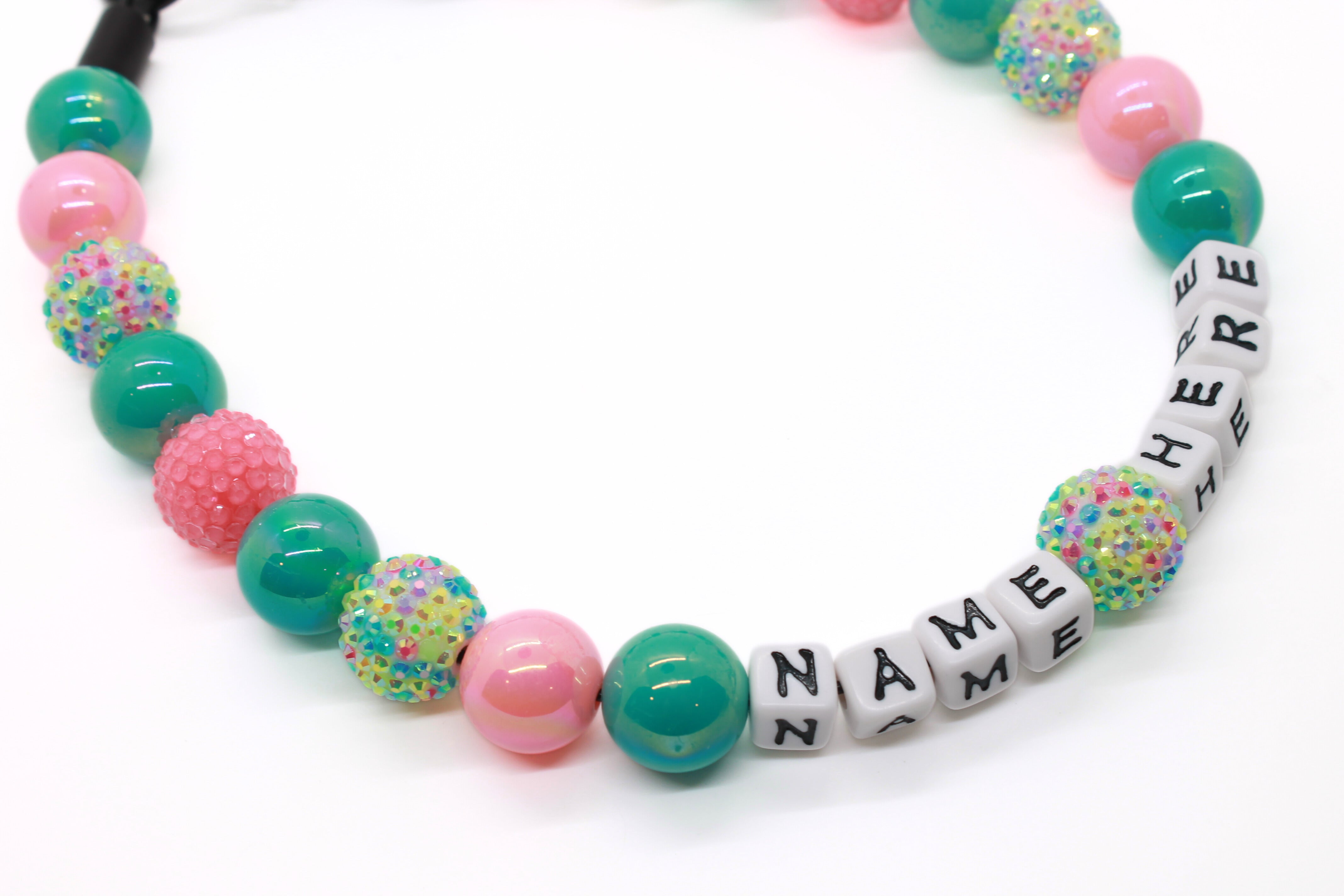 Island Punch Beaded Dog Collar
