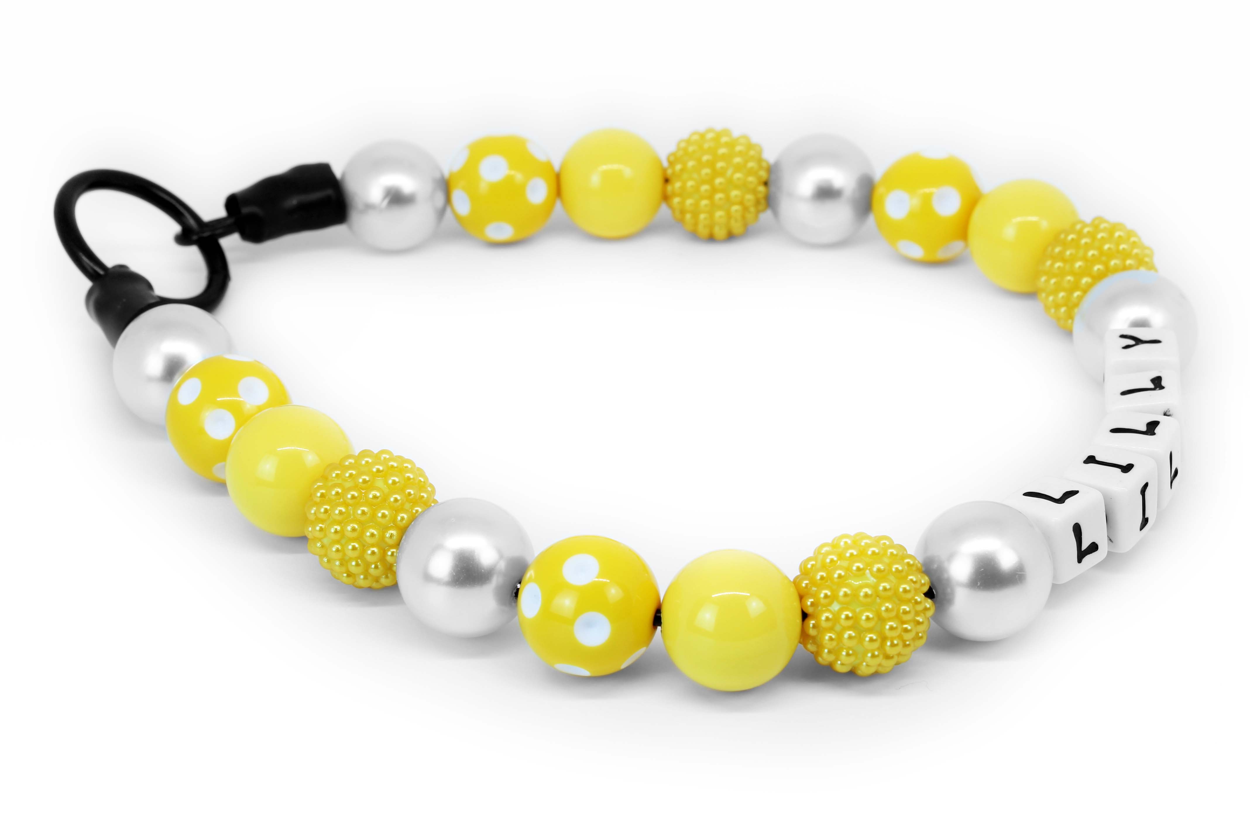 Limoncello Large Bead Dog Collar