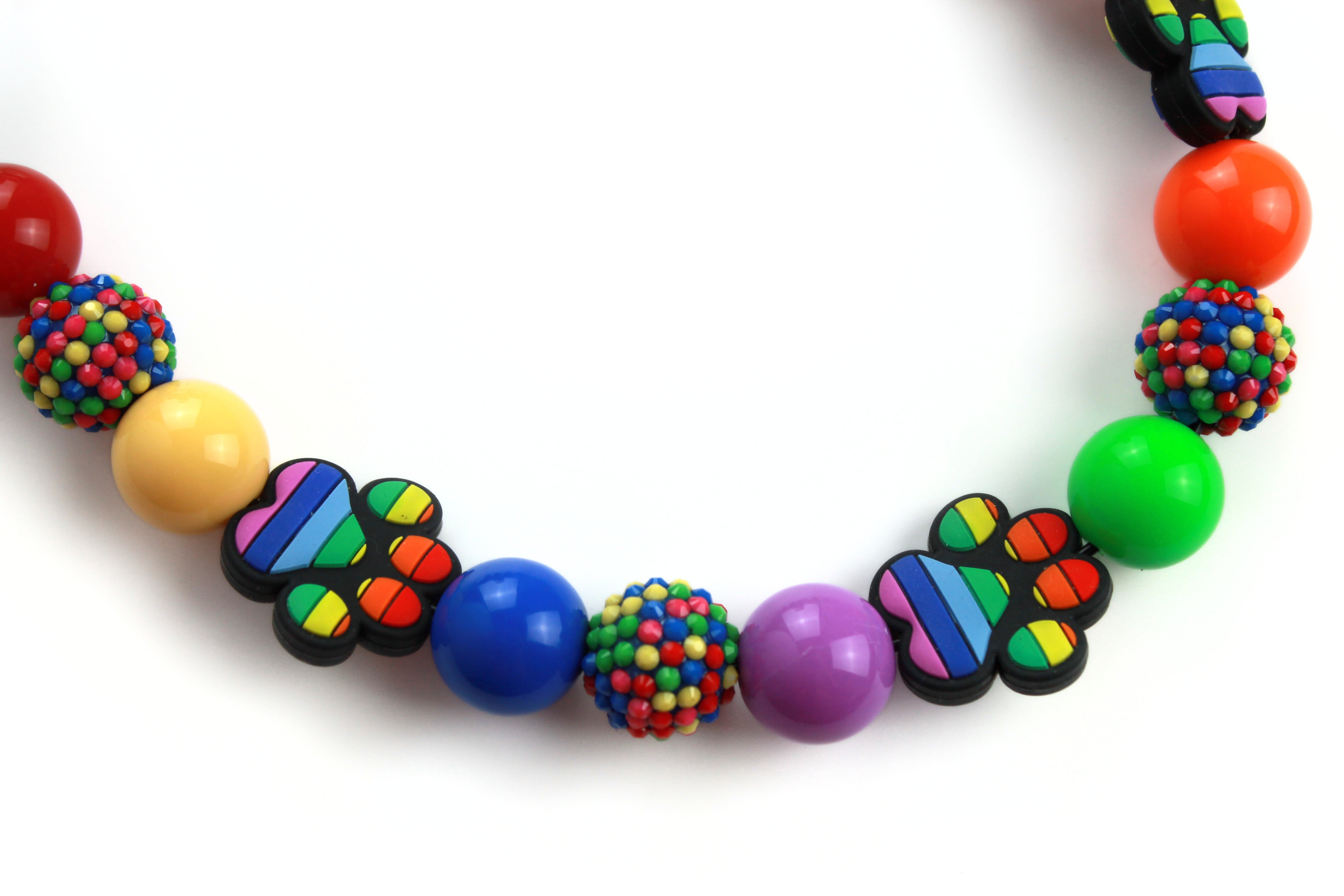 Love Wins Dog Bead Collar