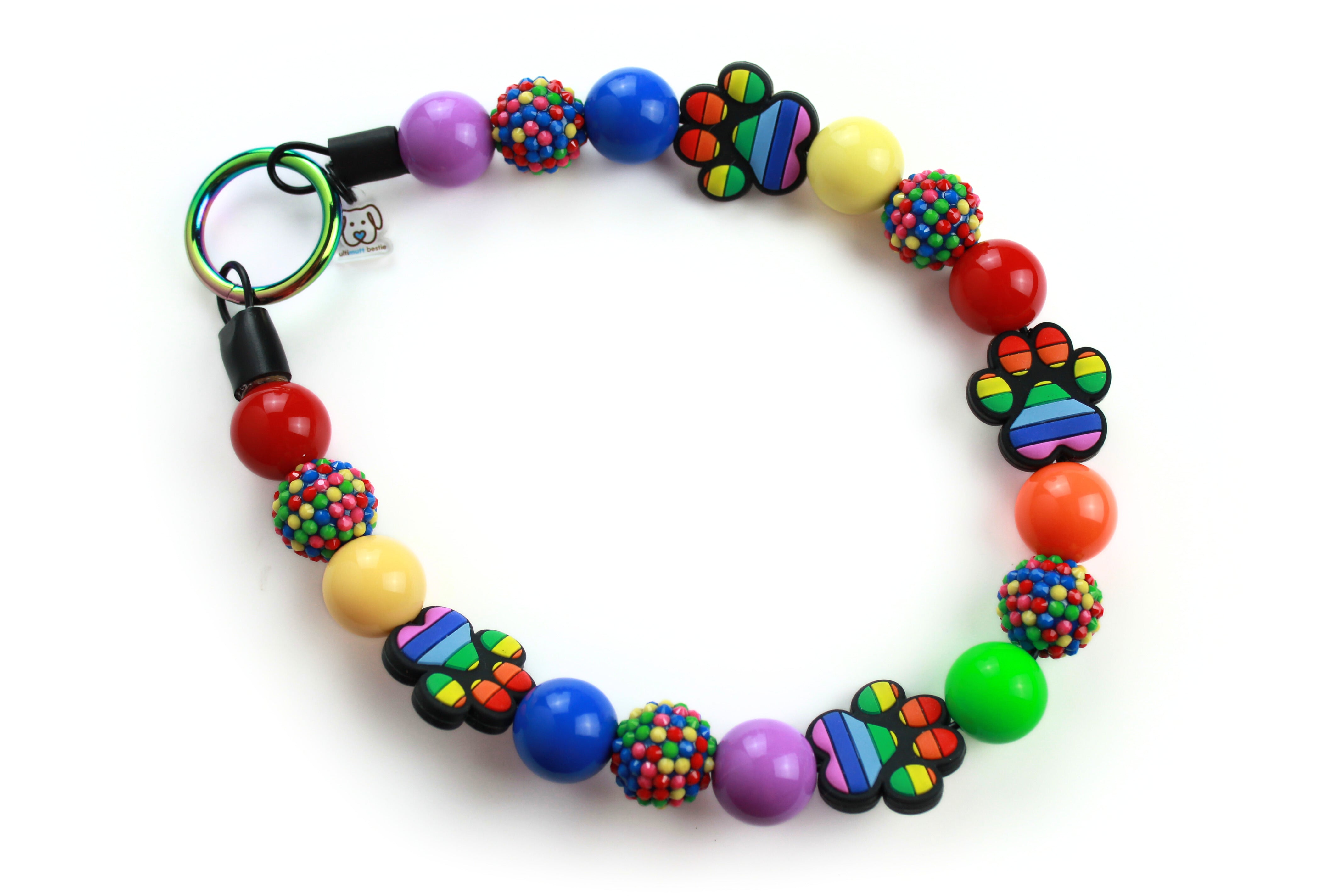 Love Wins Dog Bead Collar