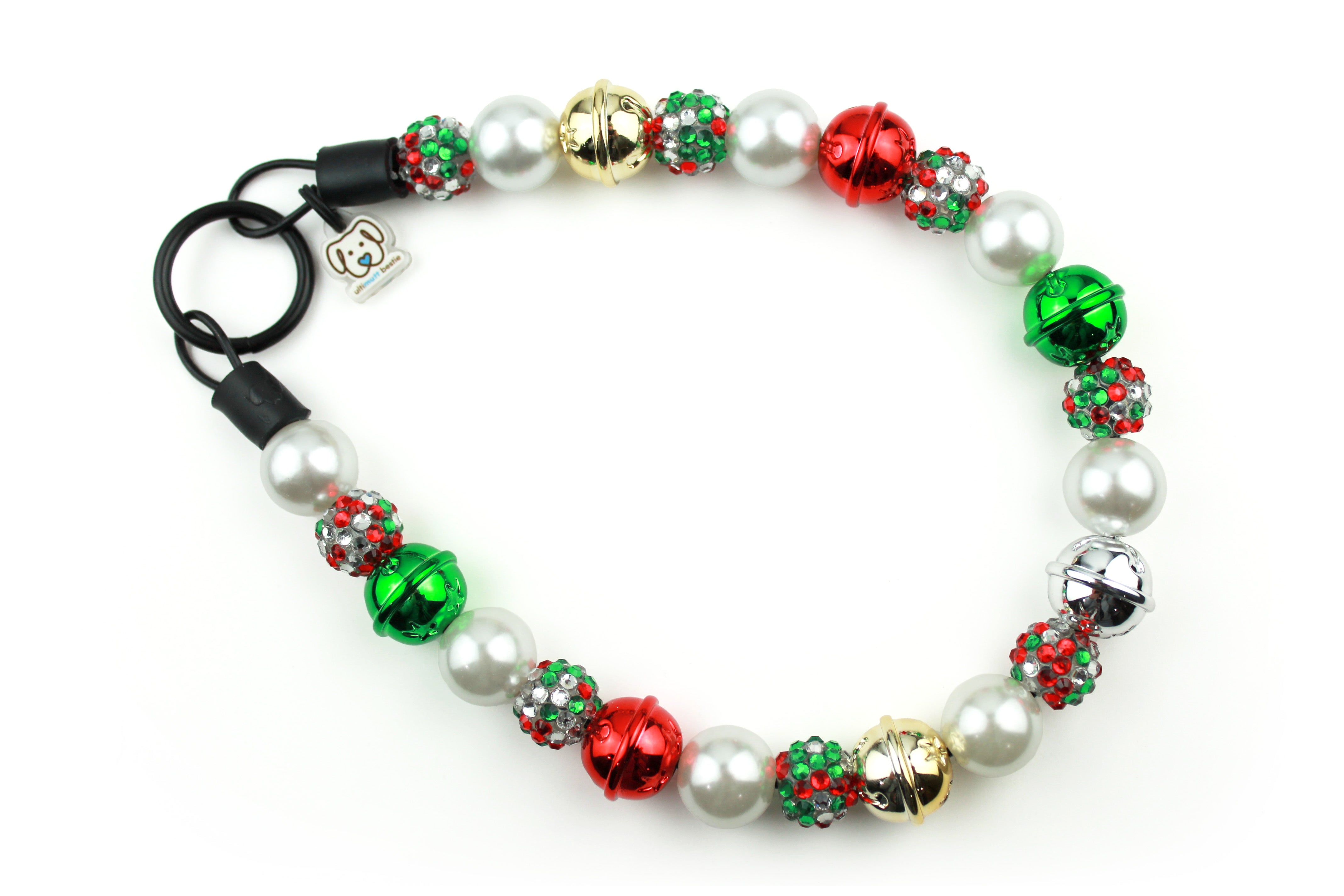 Mini Jingle Bells Dog Bead Collar