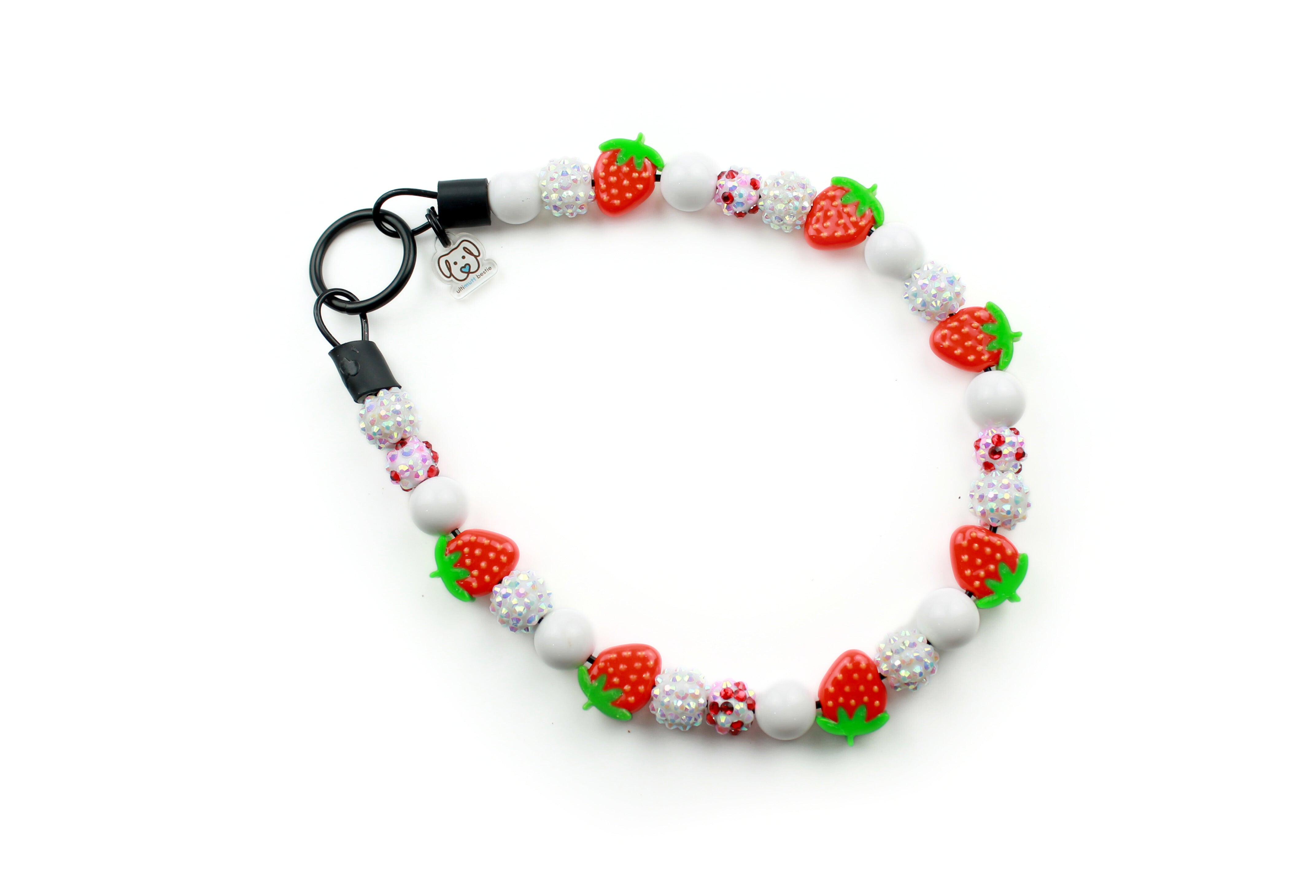 Mini Strawberry Milk Bead Collar