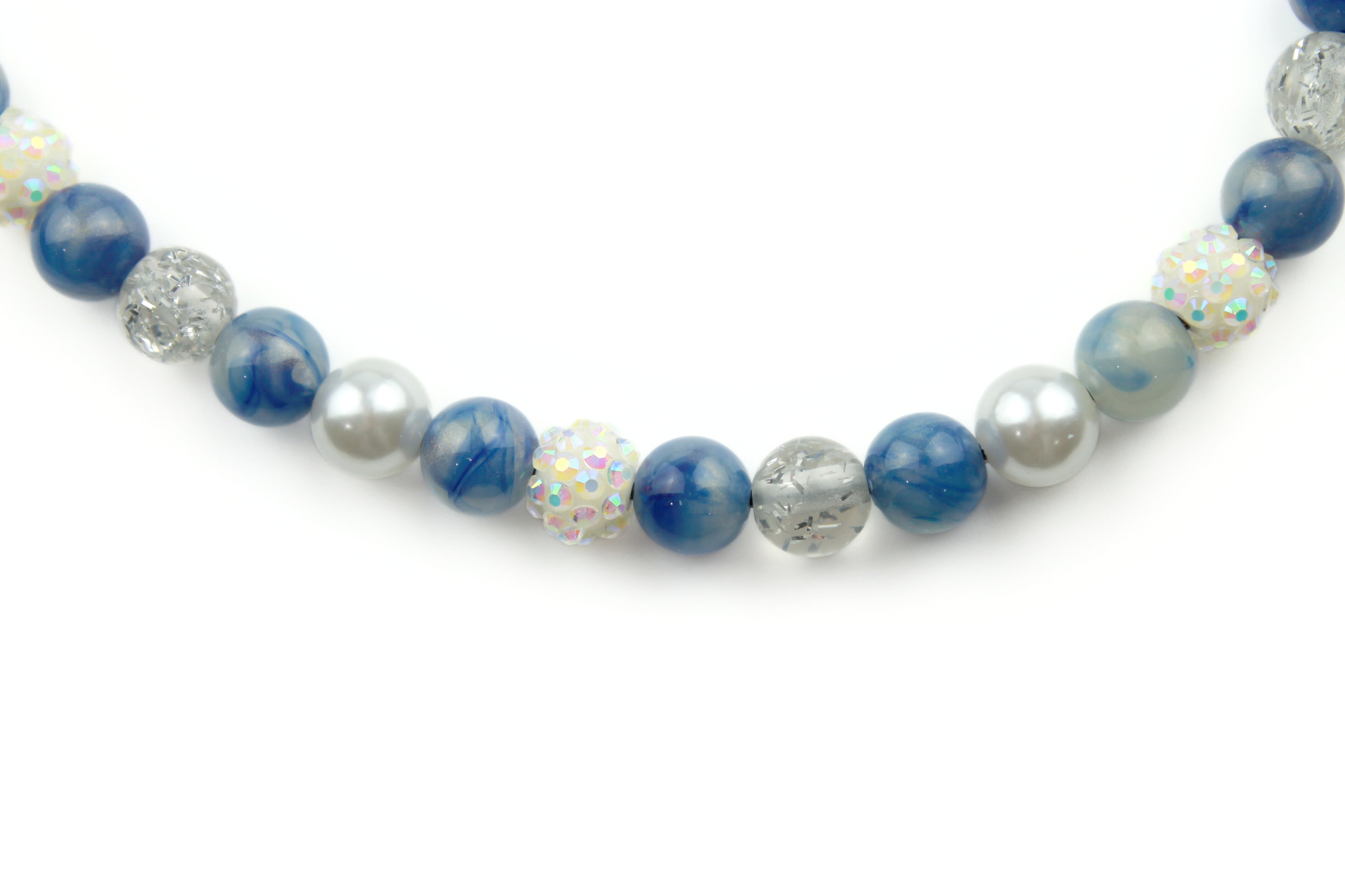 Mini Ocean Pearls Dog Bead Collar