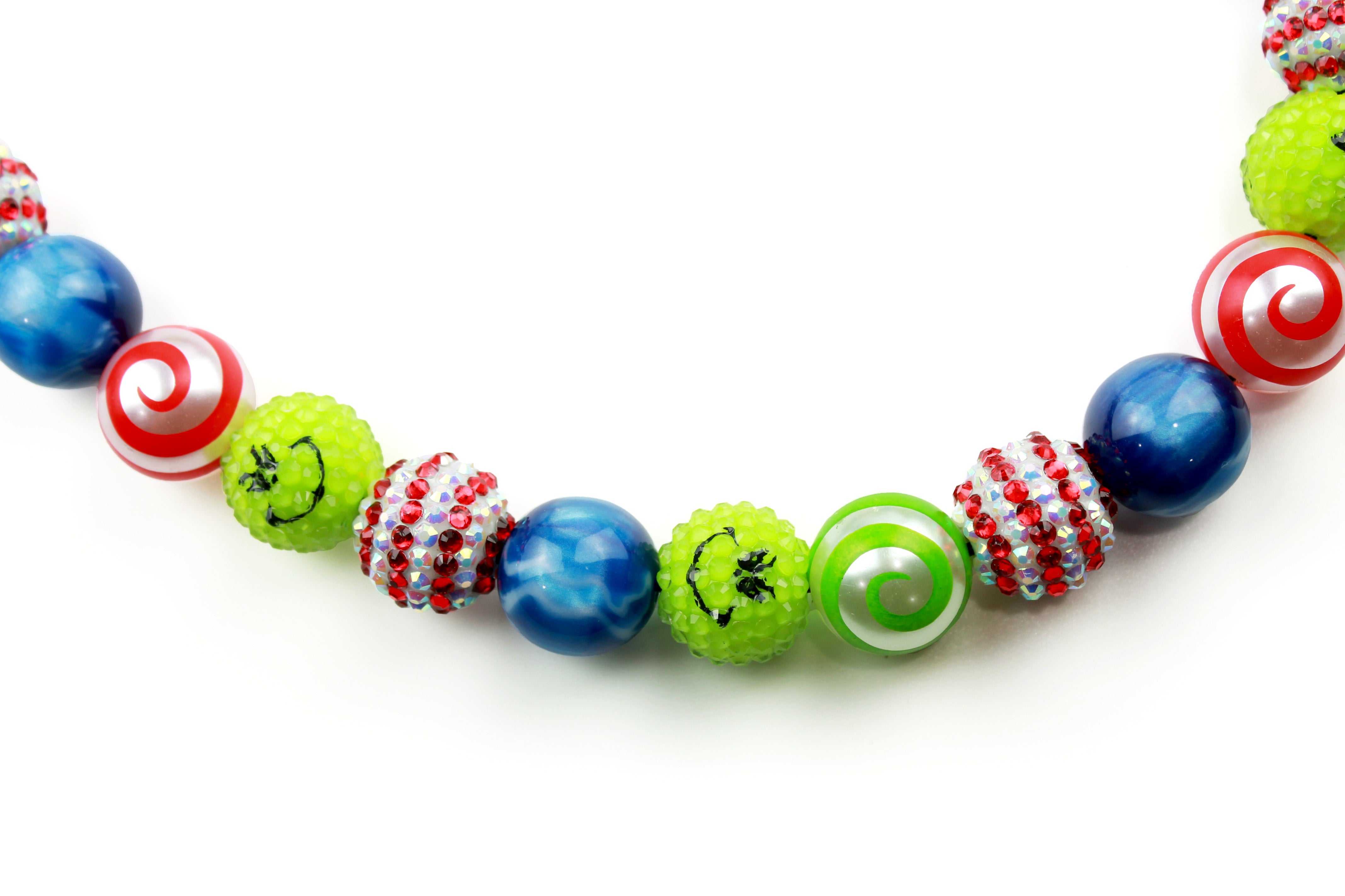Nights Over Whoville Bead Dog Collar