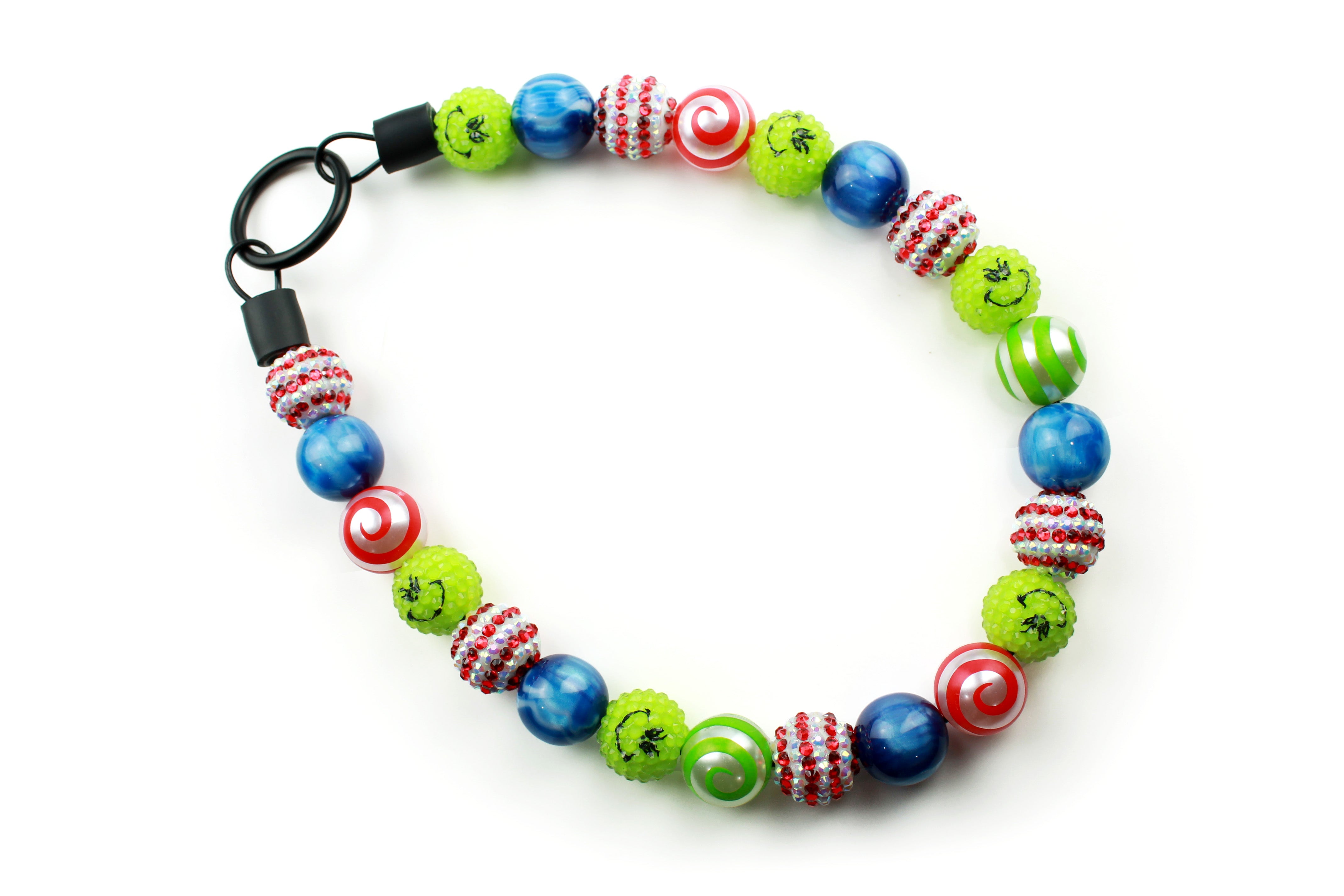Nights Over Whoville Bead Dog Collar
