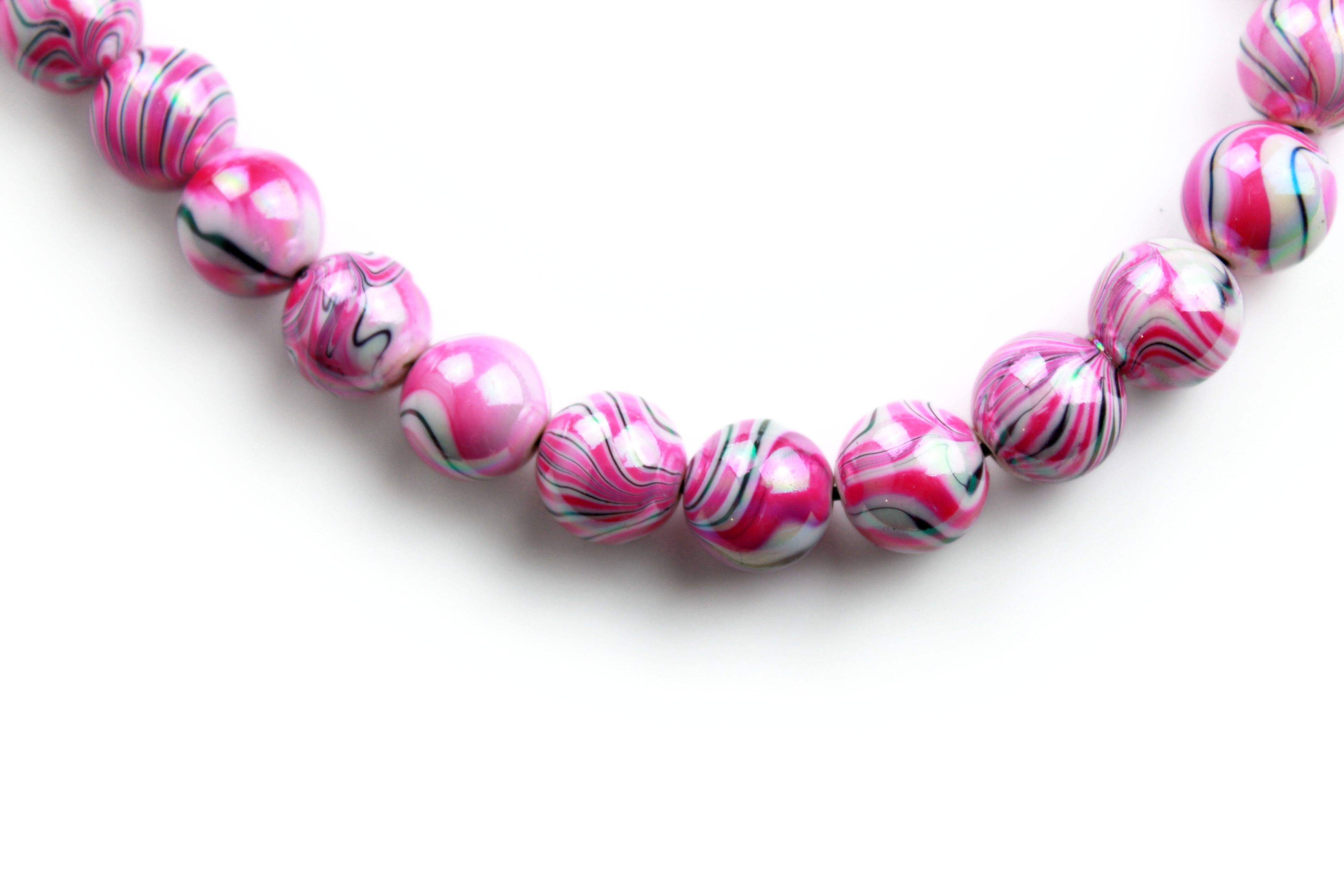 Power Pup Swirl MINI Dog Bead Collar