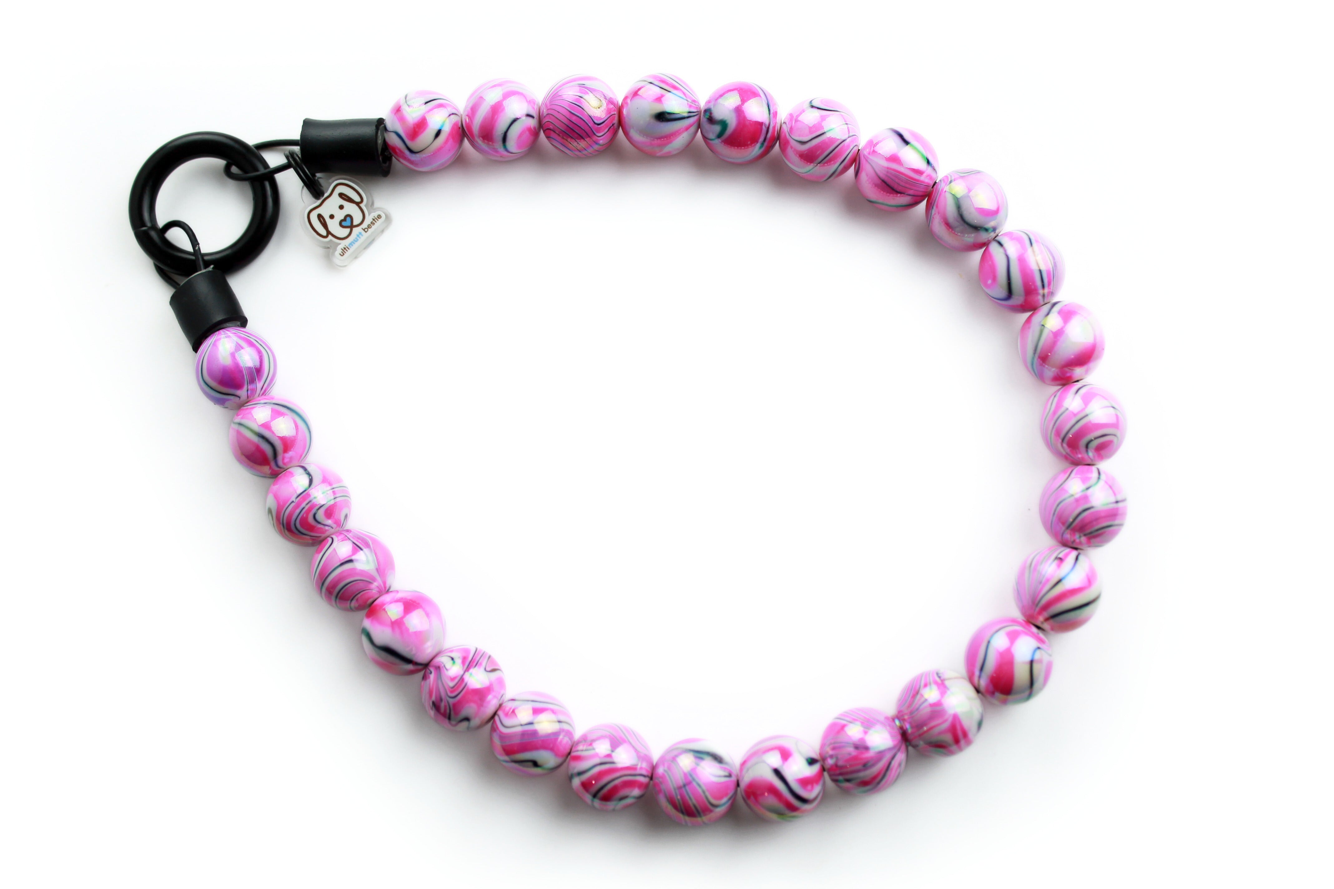 Power Pup Swirl MINI Dog Bead Collar