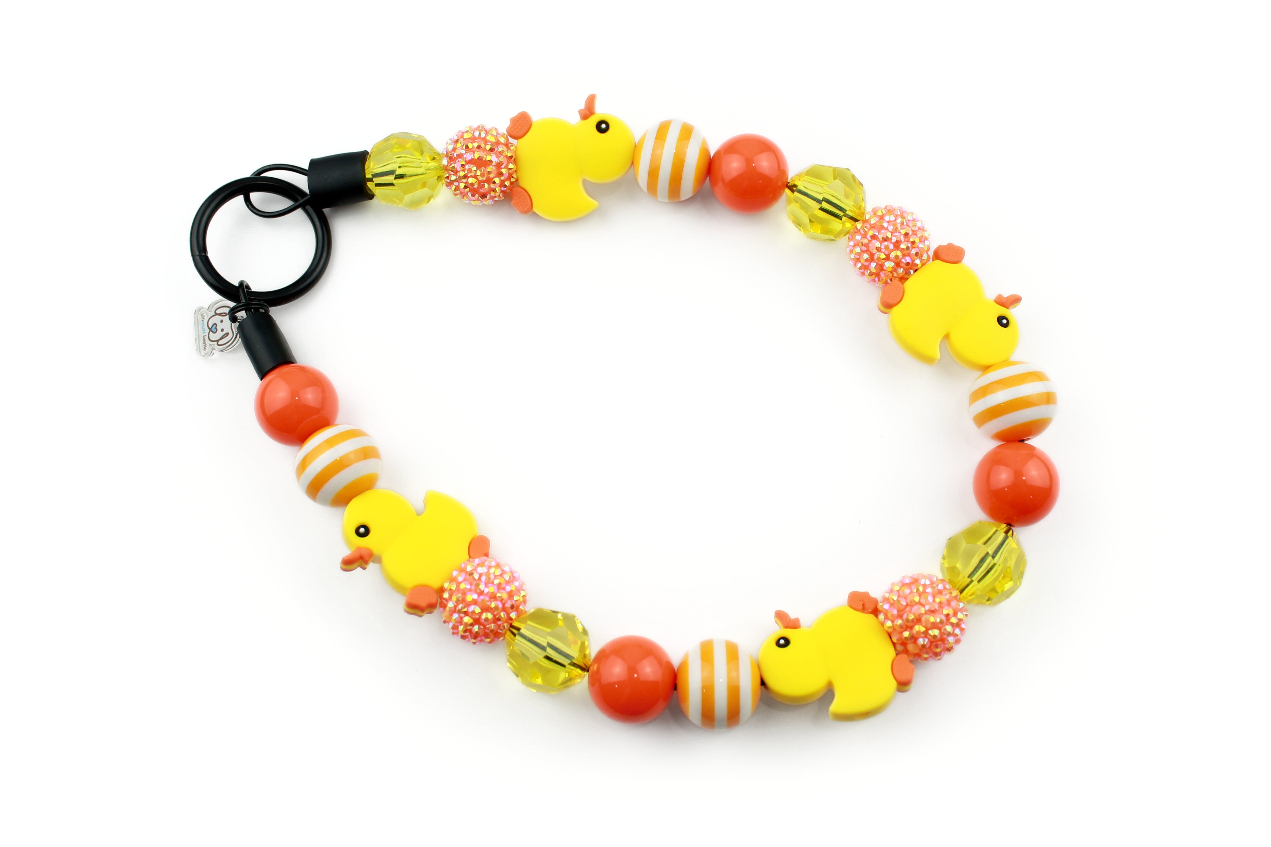 Quack Attack Beaded Dog Collar