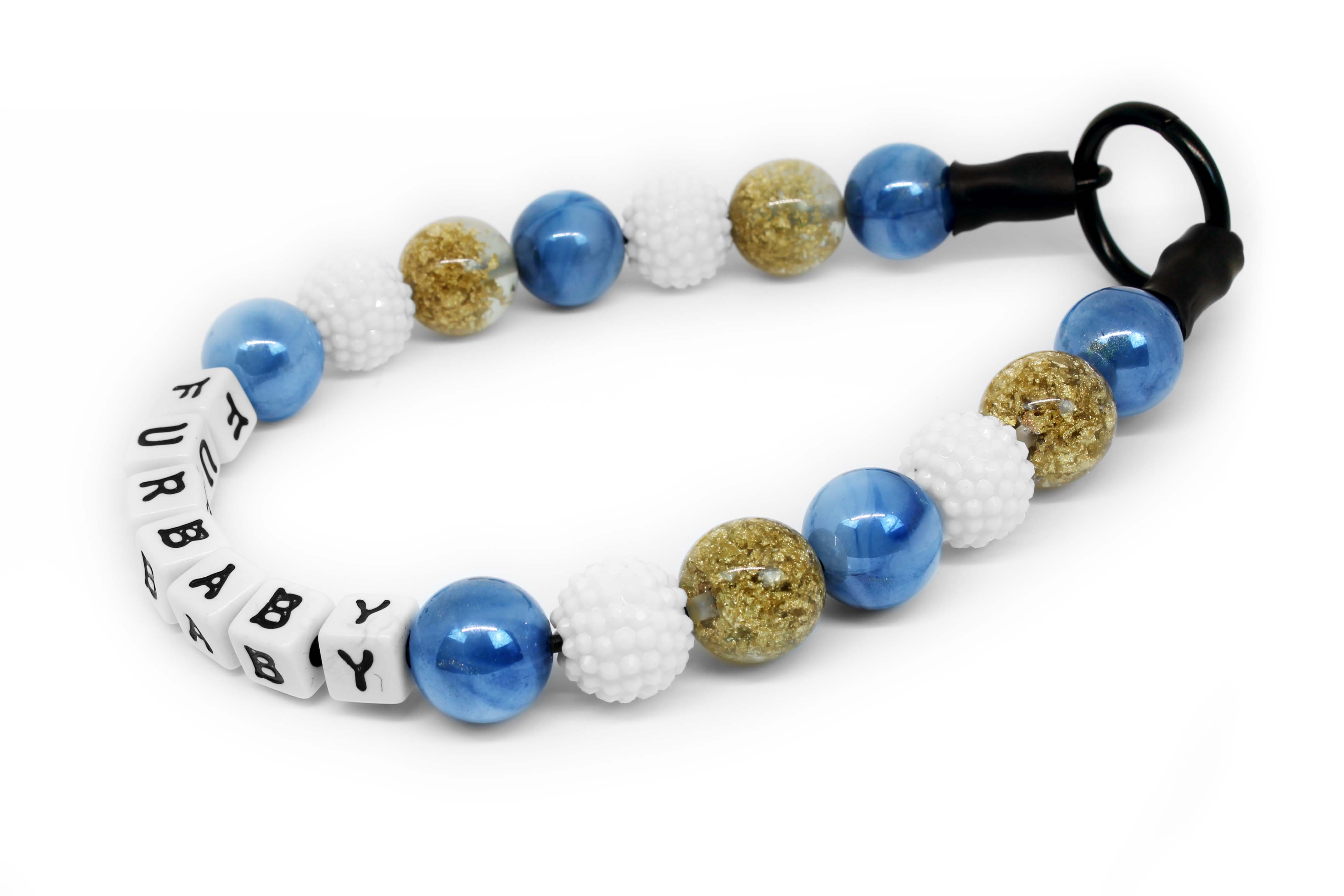 Seashore Large Bead Dog Collar