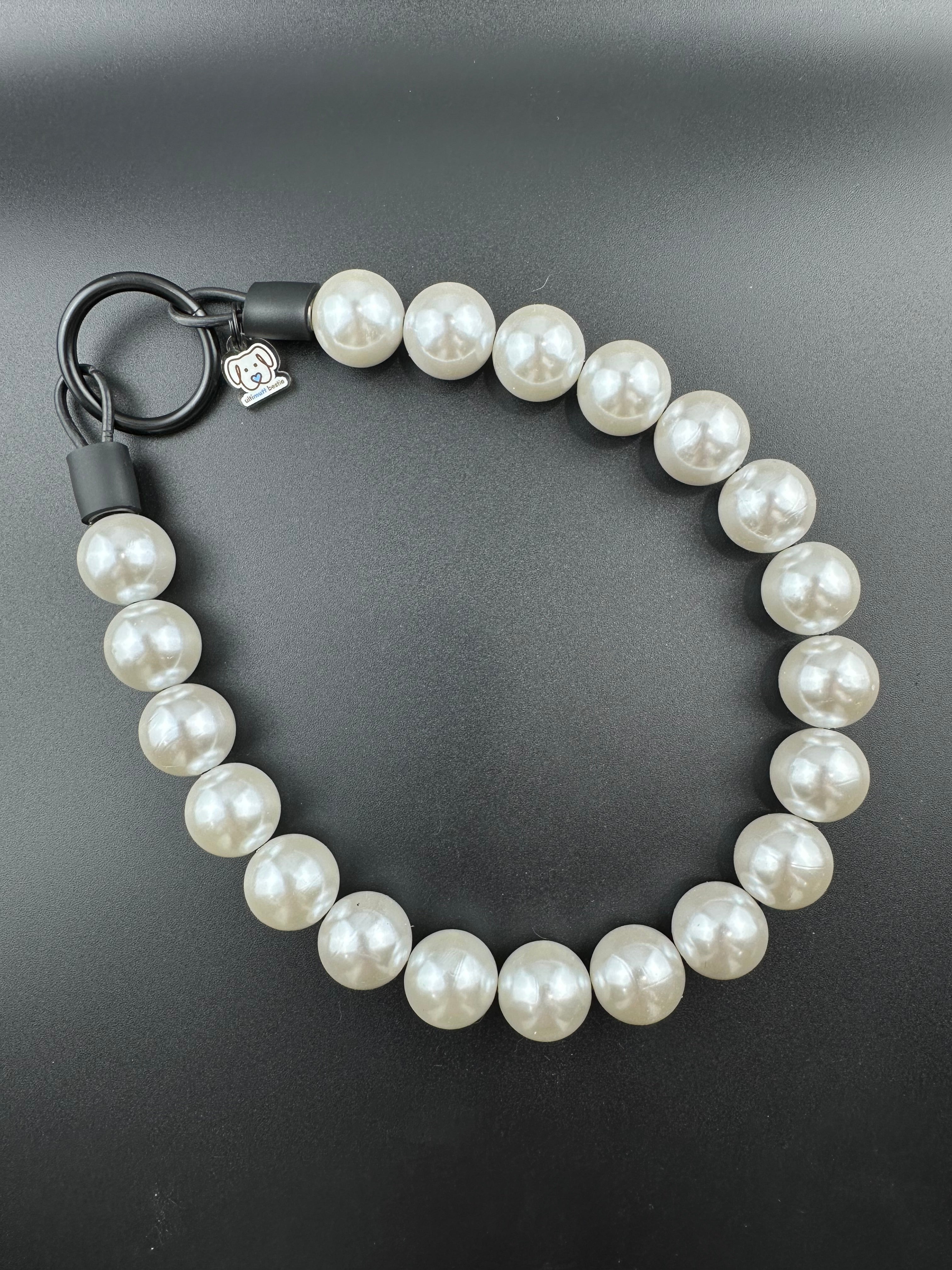 Girls Love Pearls Bead Dog Collar