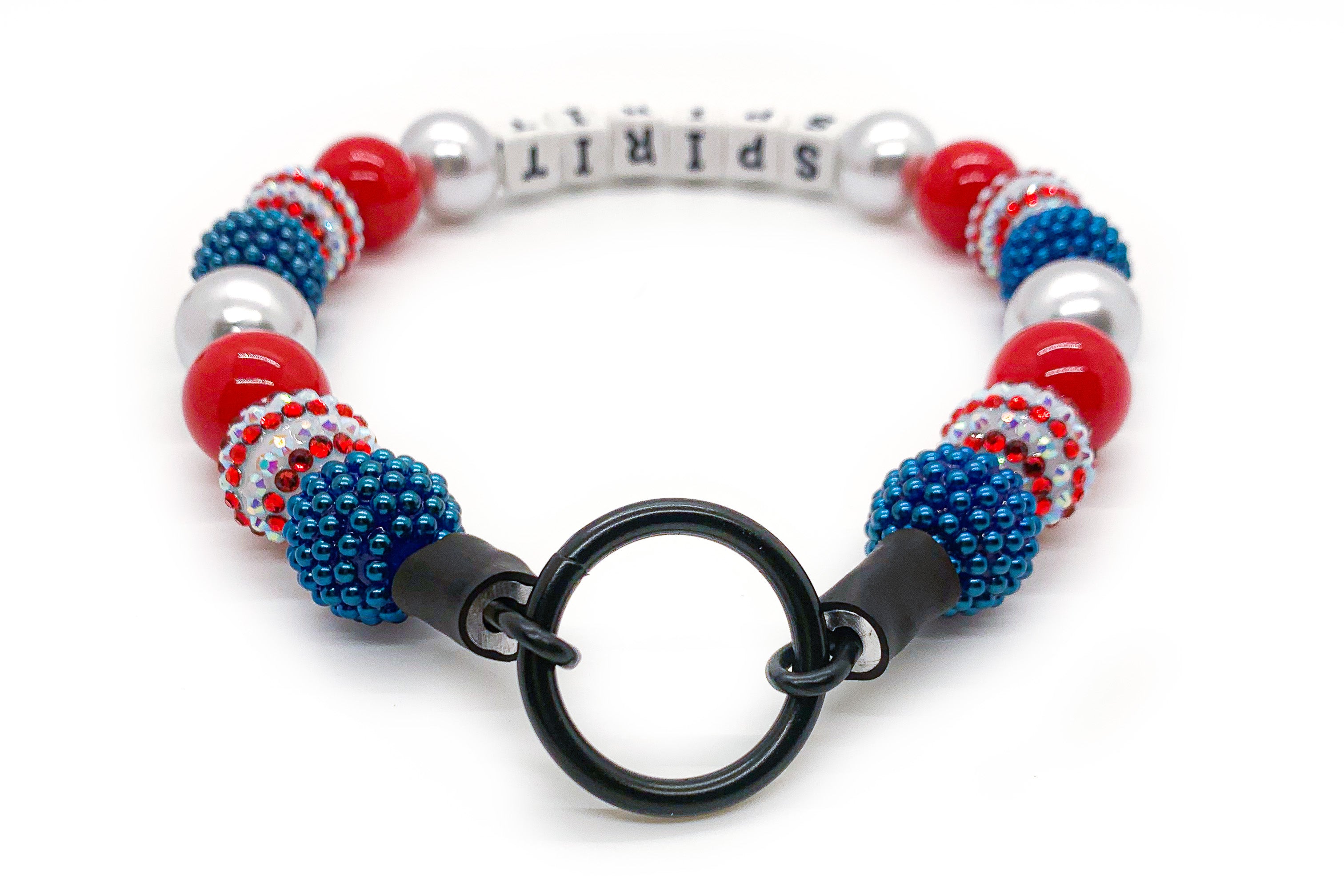 Spirited Large Bead Dog Collar