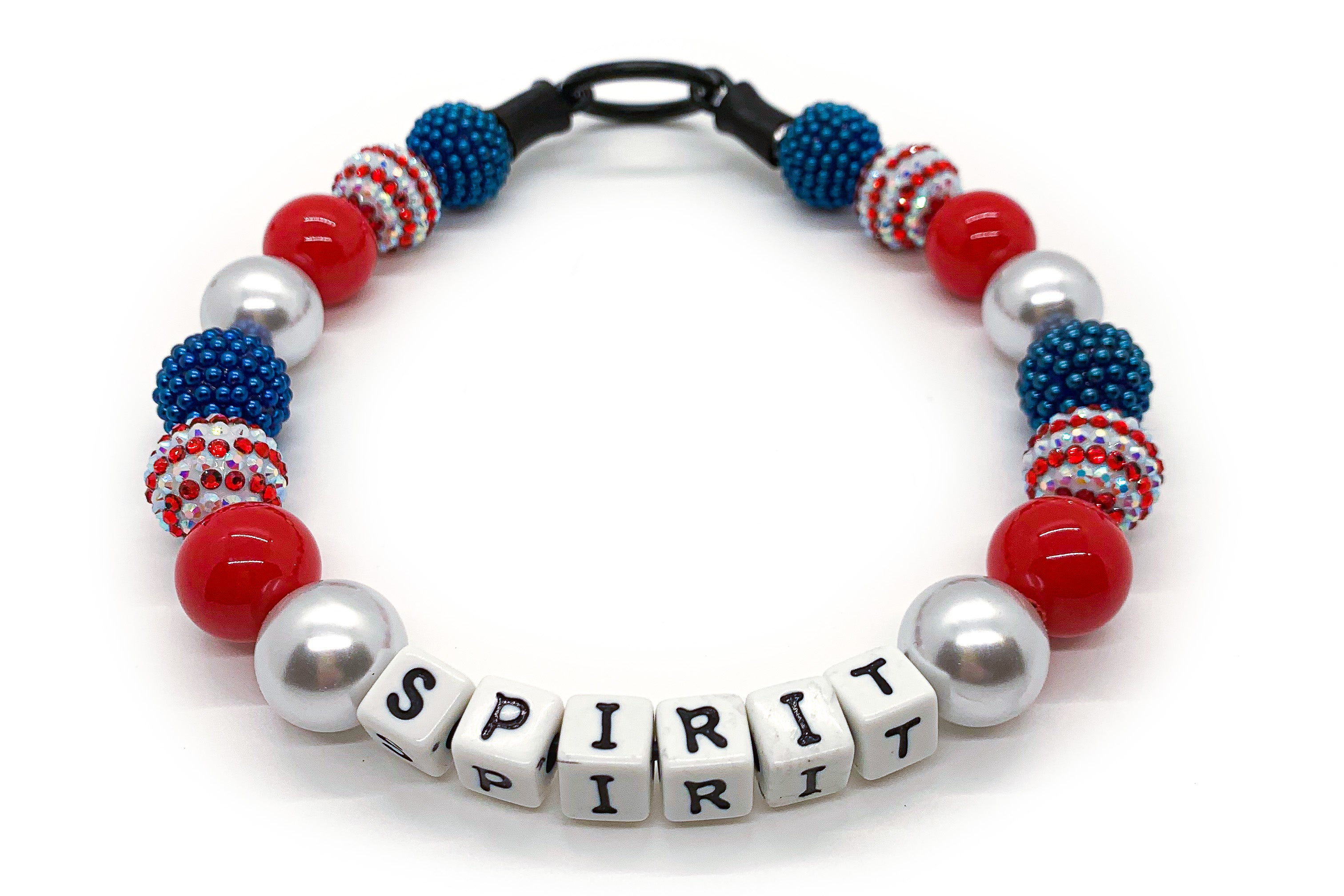 Spirited Large Bead Dog Collar