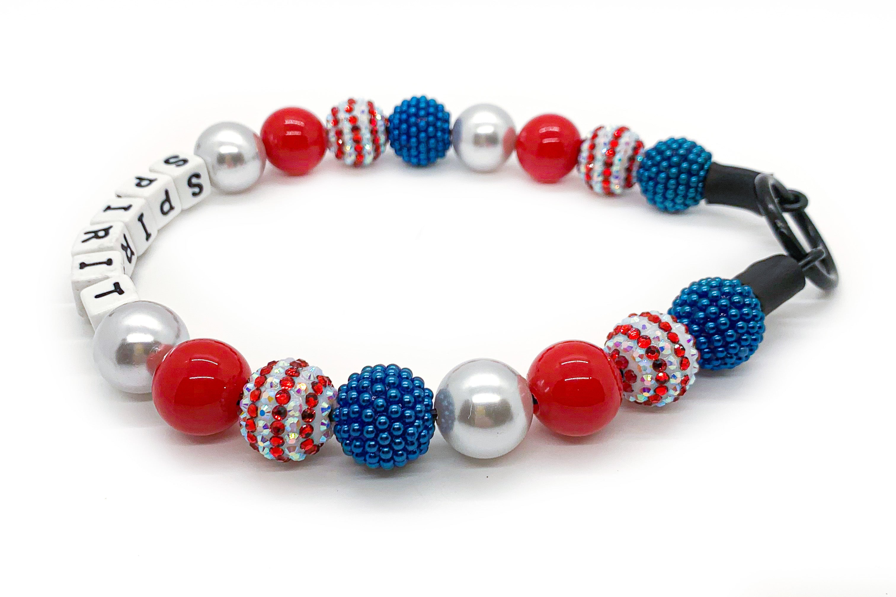 Spirited Large Bead Dog Collar