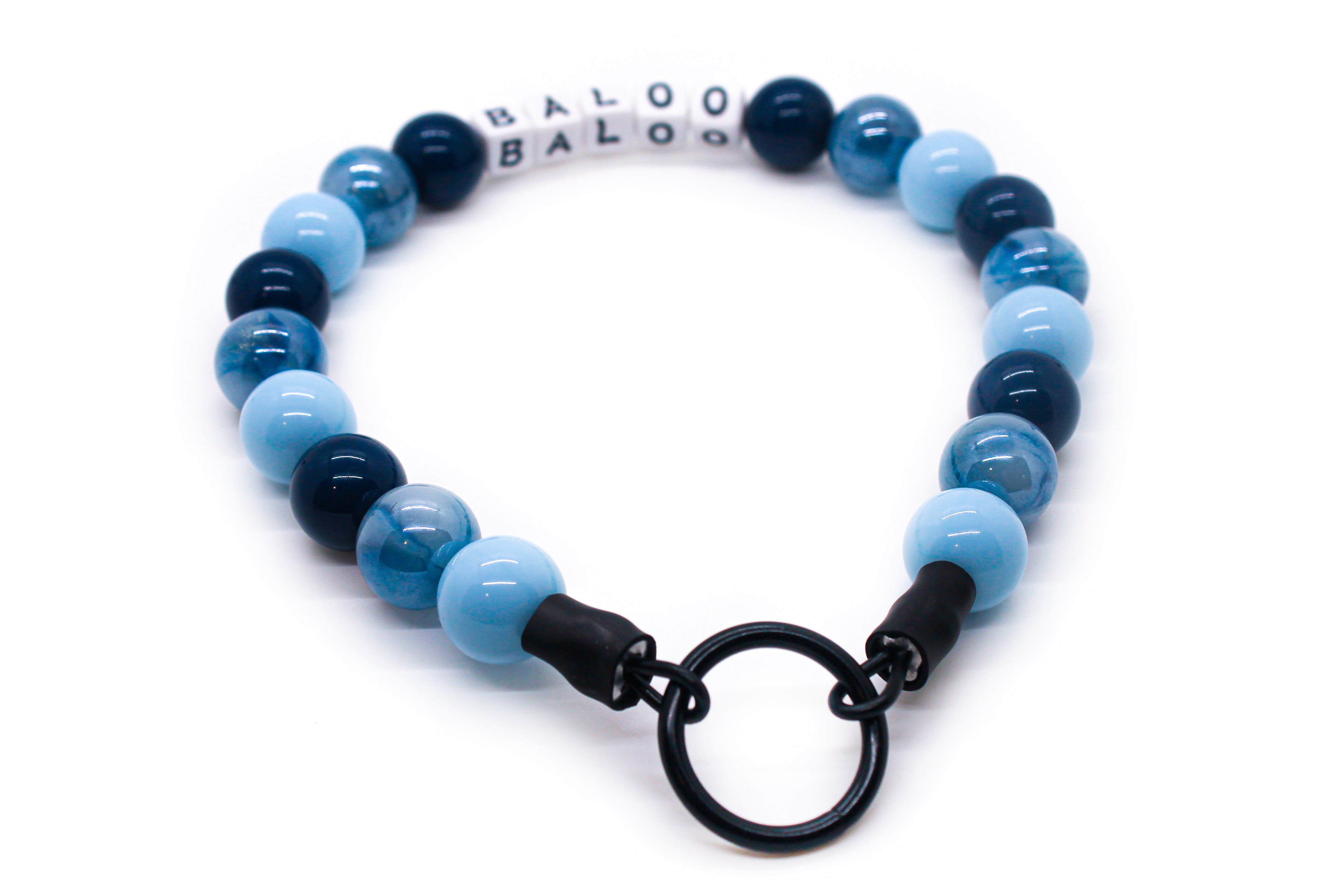 Starry Night Large Bead Dog Collar