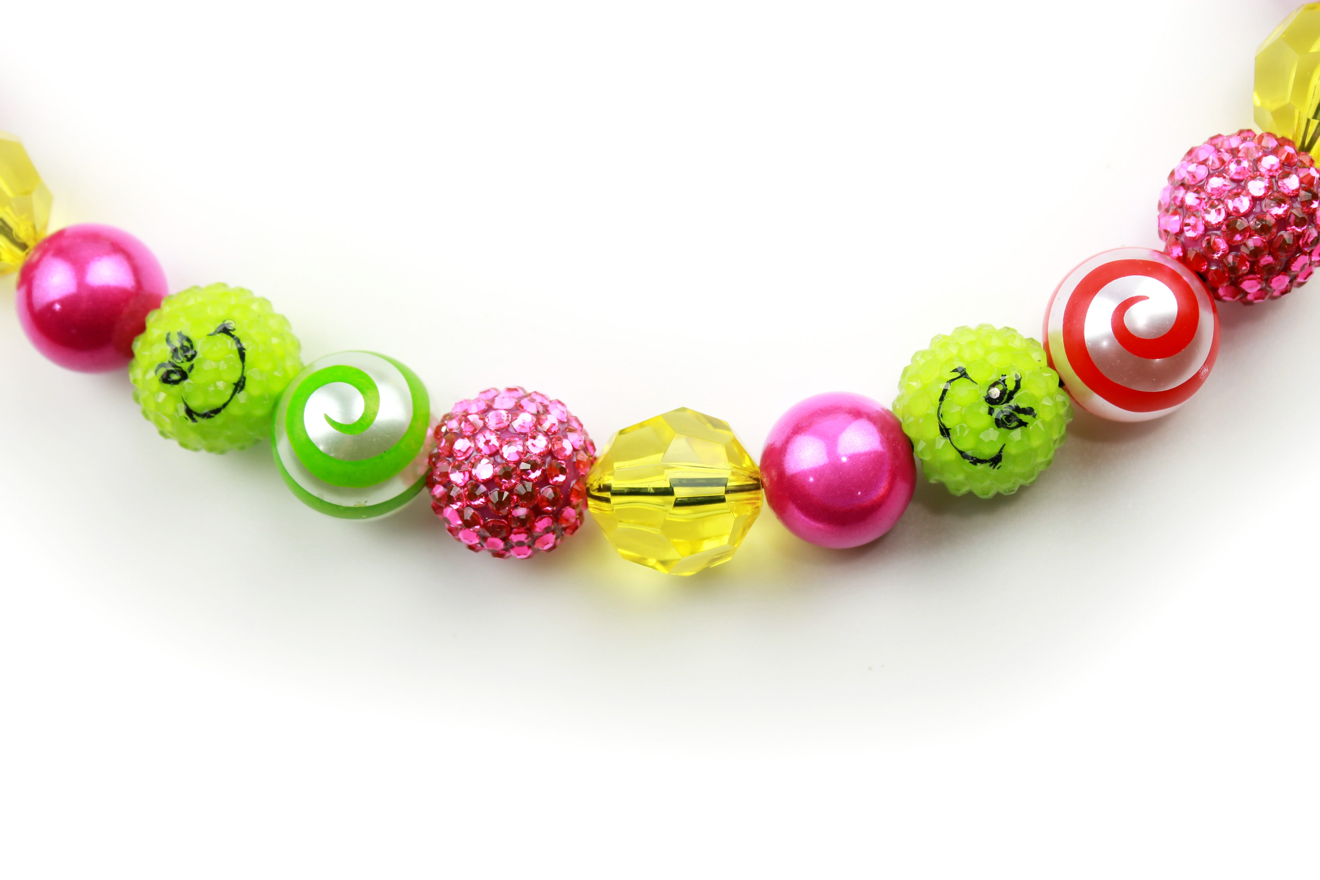 Whoville Sparkle Bead Dog Collar