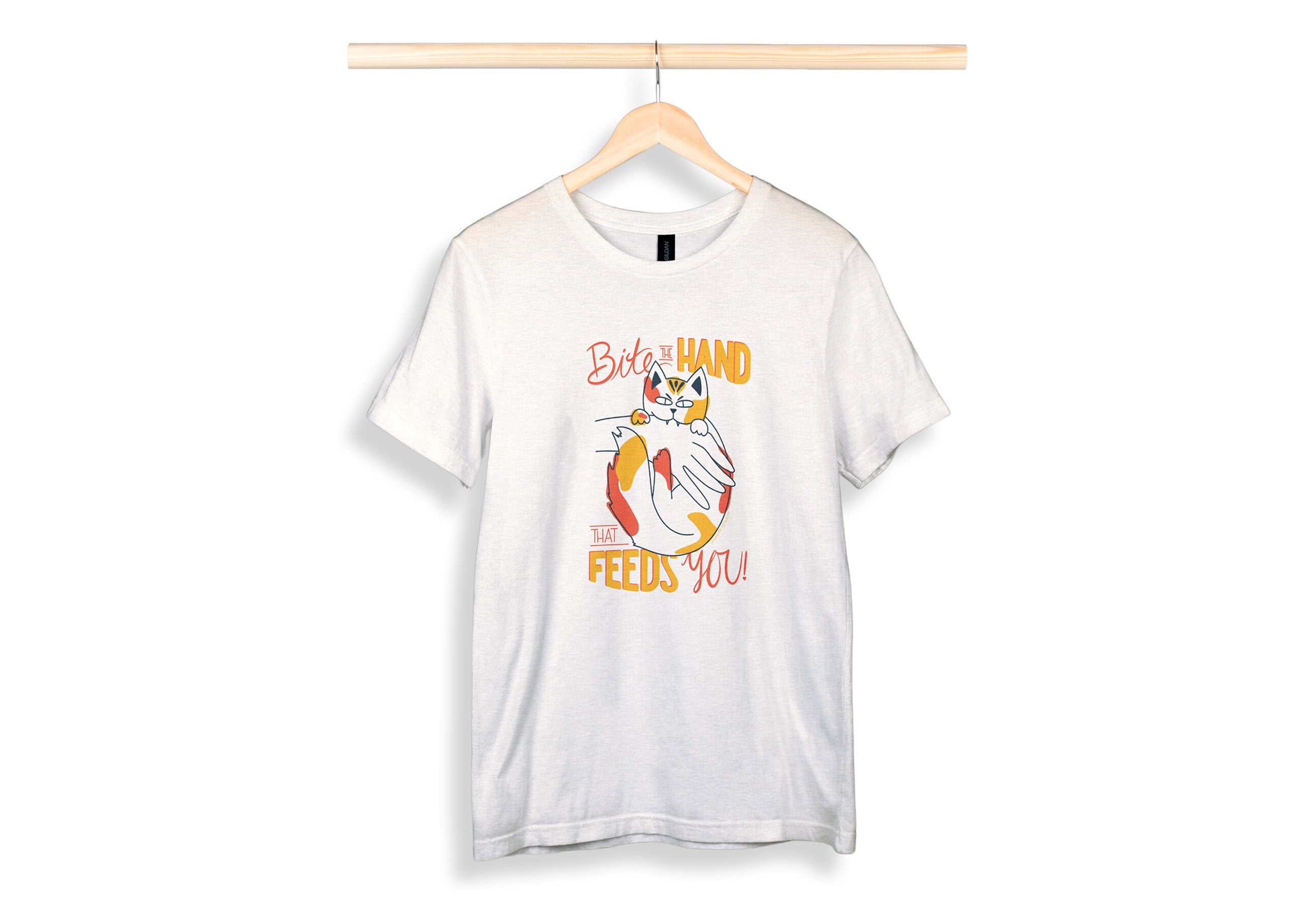 Bite the Hand T-Shirt GILDAN SOFTSTYLE