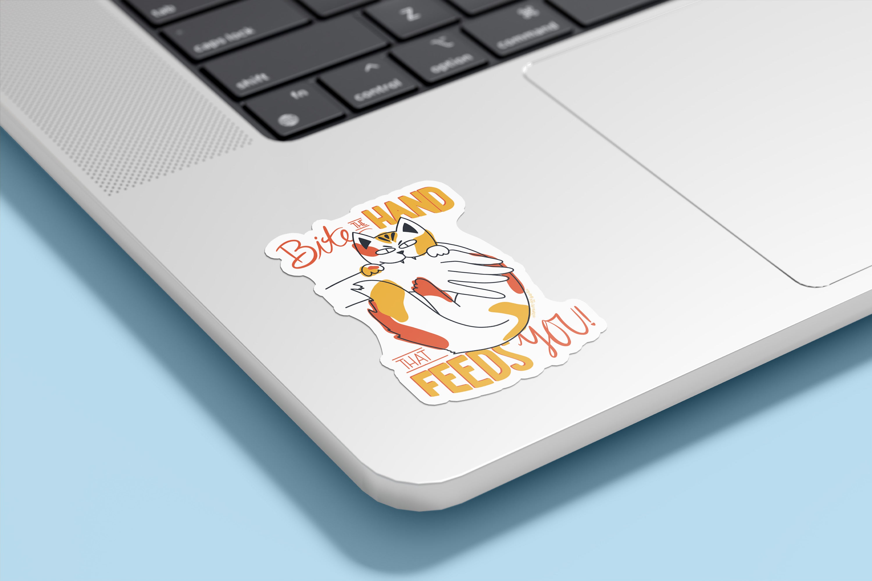 Bite the Hand Sticker