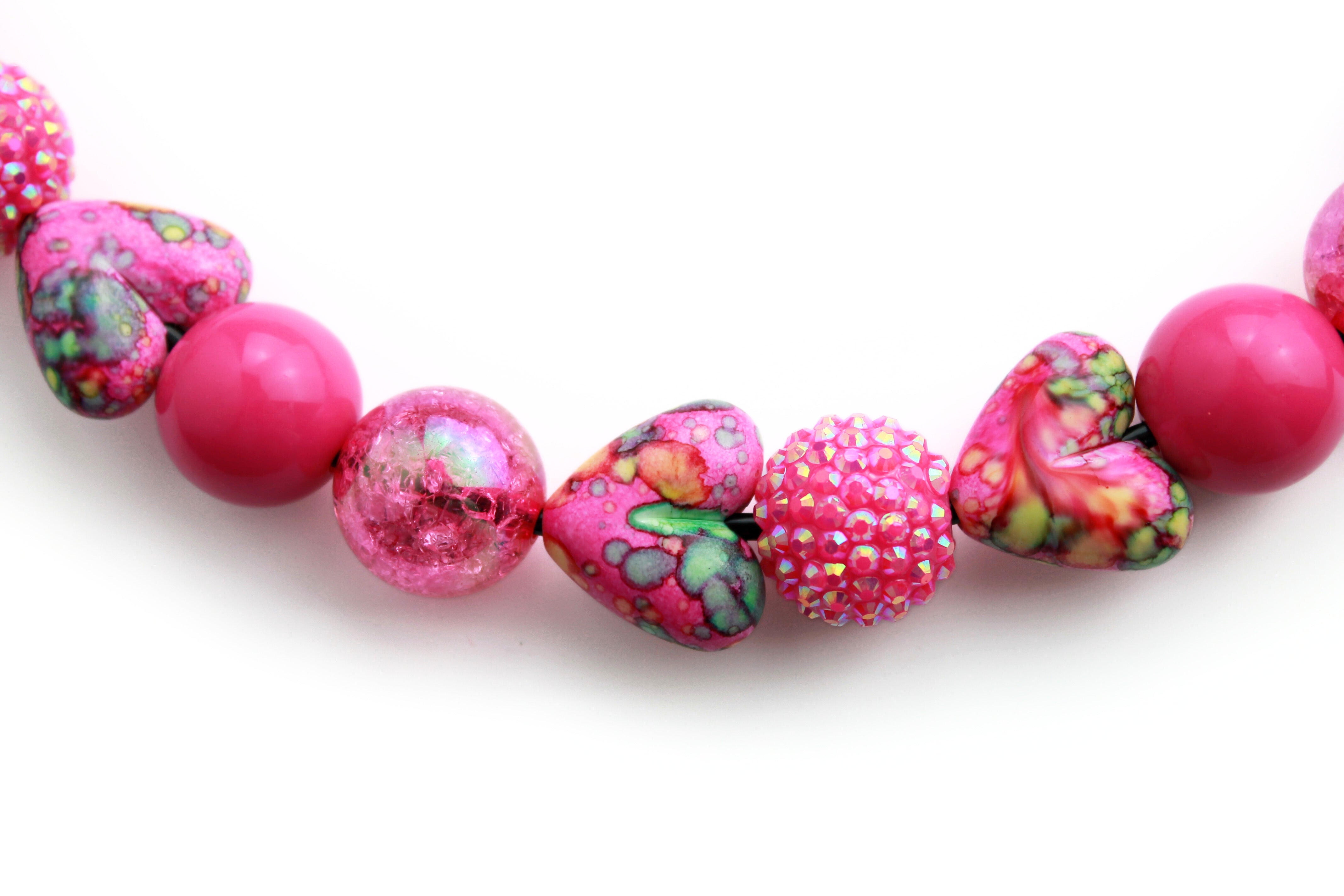 Feeling Flirty Bead Dog Collar