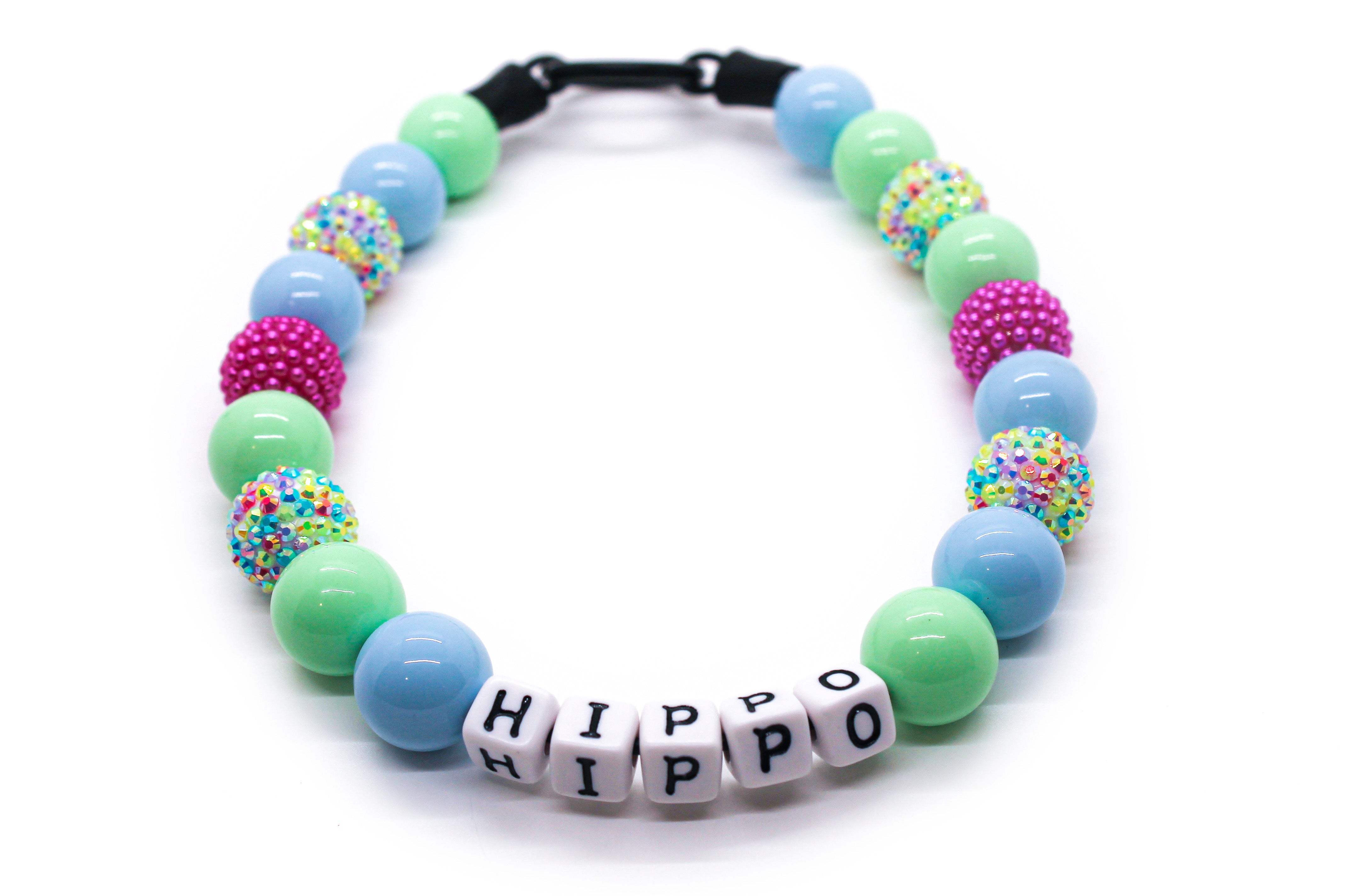 Pastel Bling Large Bead Dog Collar Collars physical Ultimutt Bestie