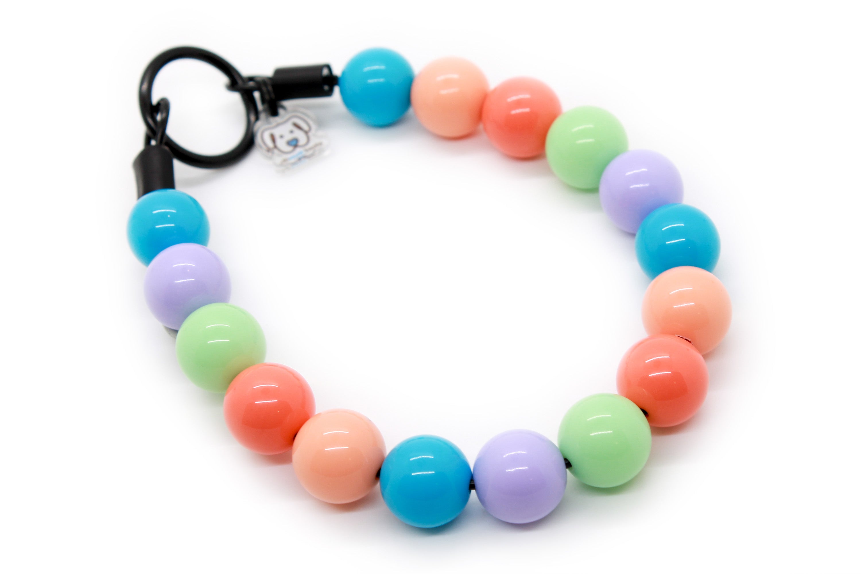 Pastel Ombre MINI Bead Dog Collar