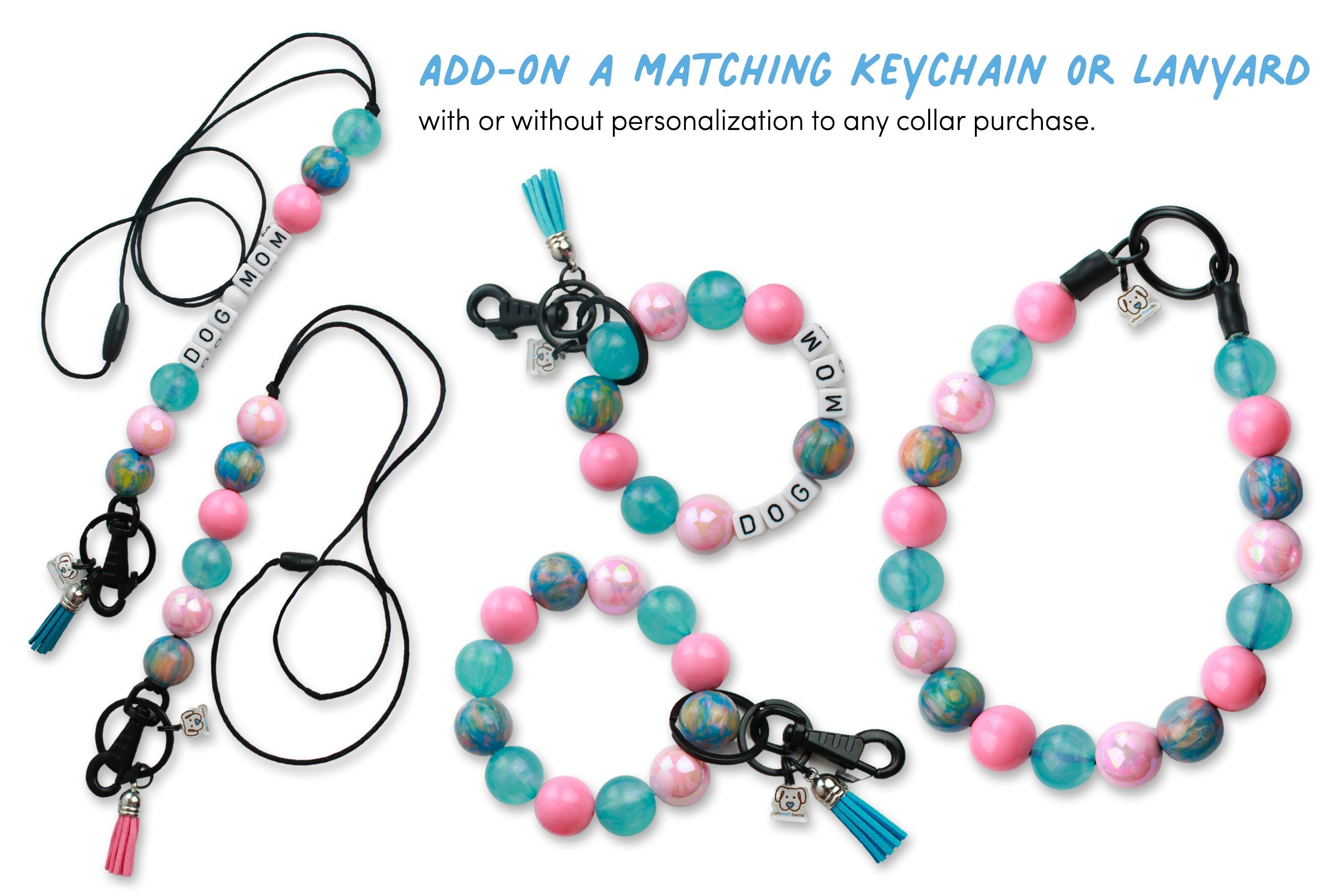 Coastal Chic Dog Bead Collar