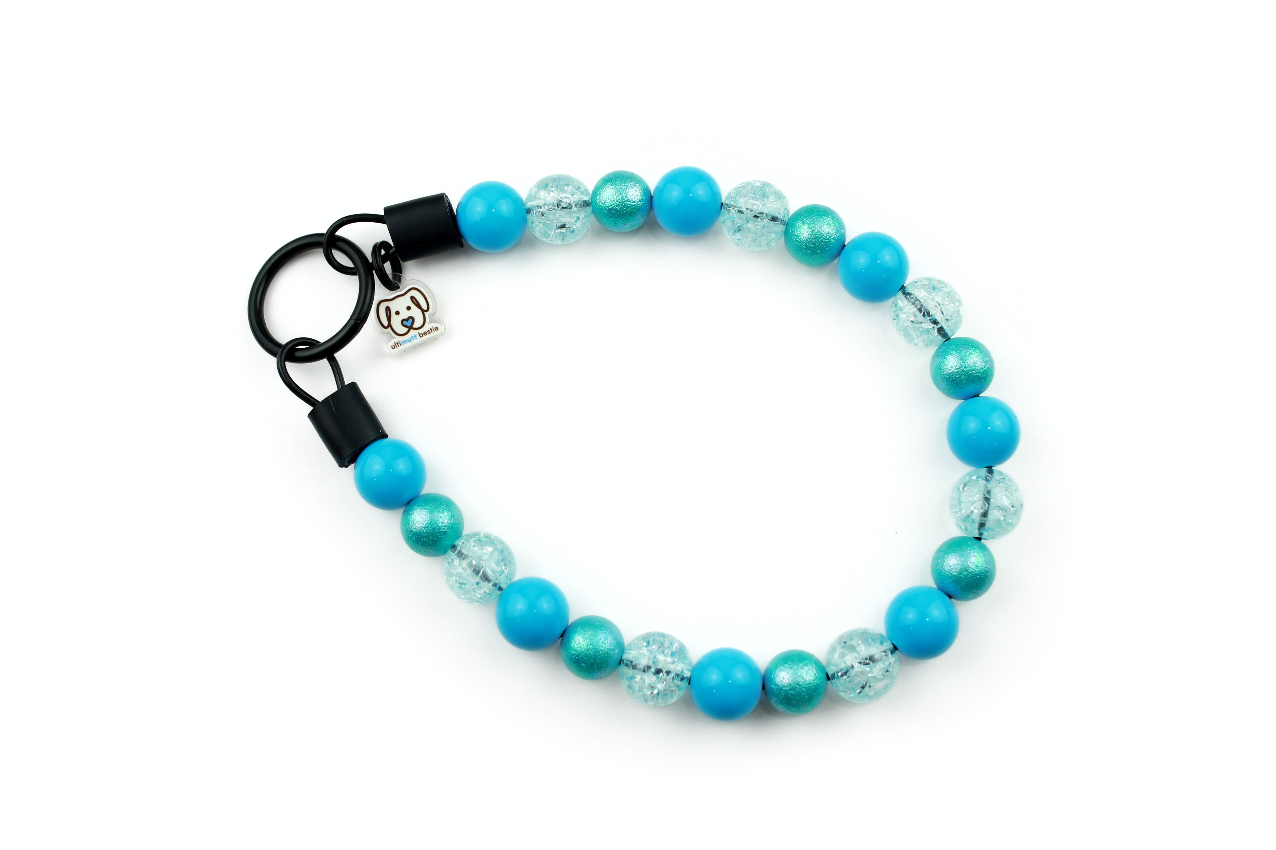 MINI Blueberry Beaded Dog Collar