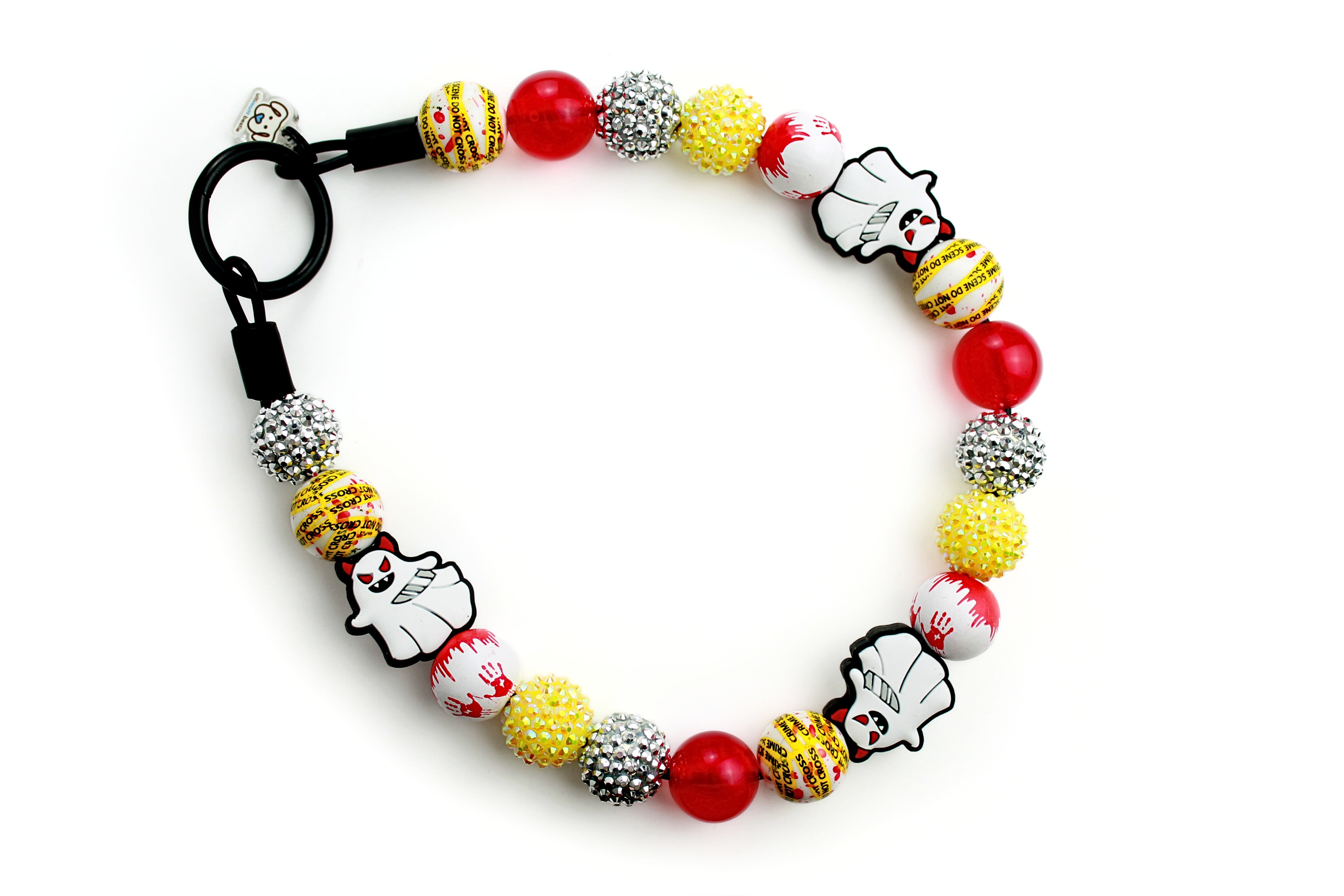 Murder Mystery Bead Dog Collar