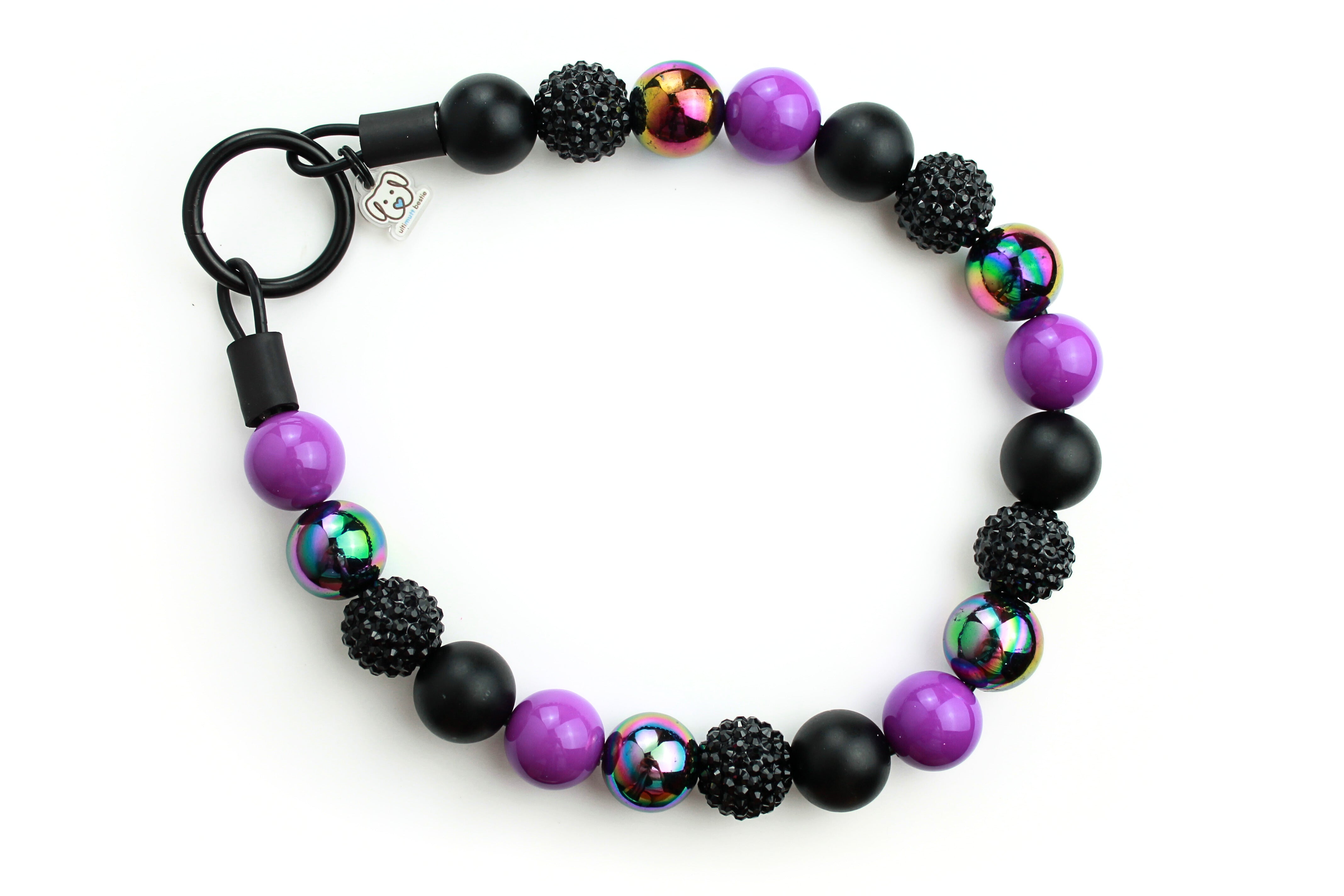 Night Court Bead Dog Collar