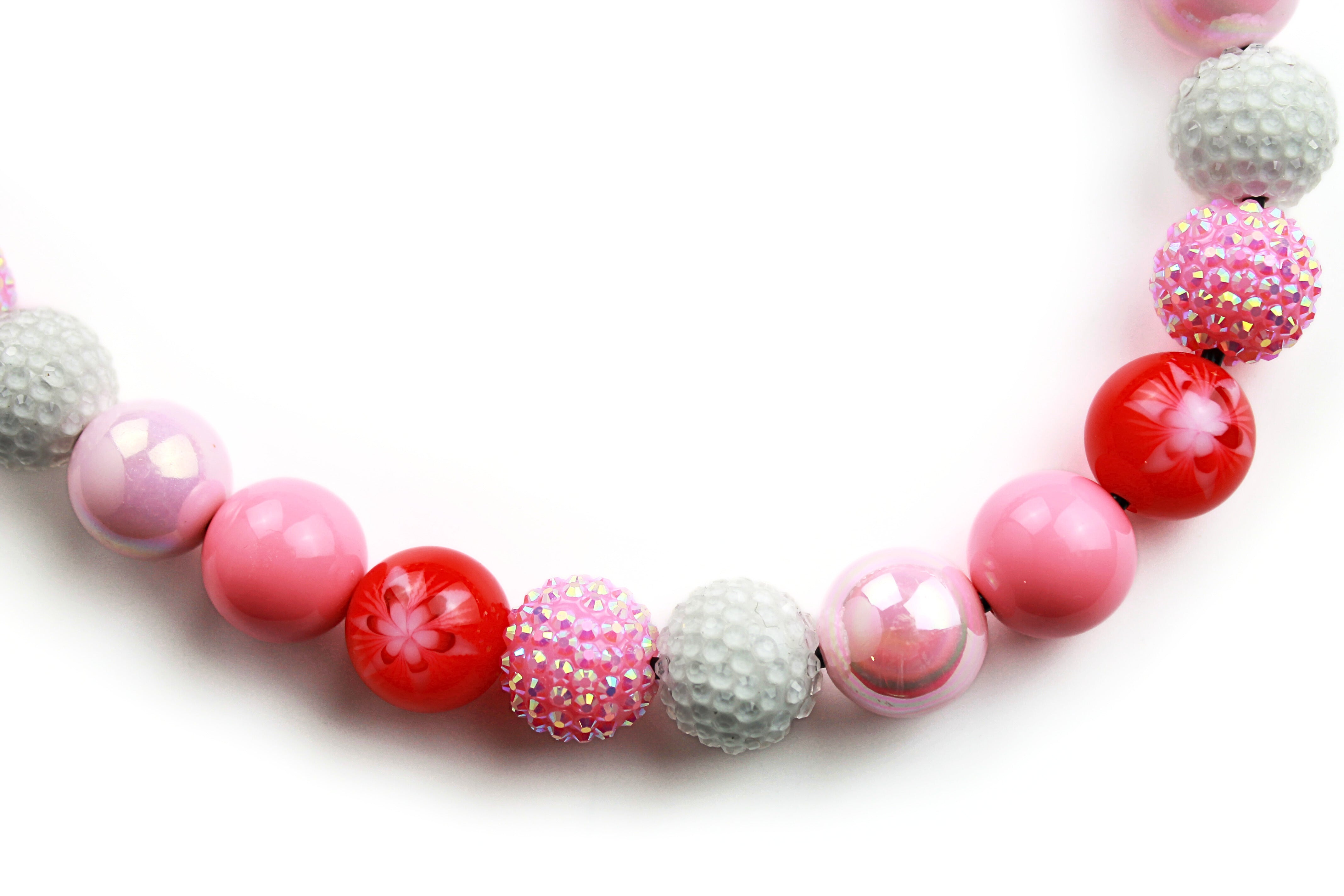 Pinkalicious Posy Bead Dog Collar
