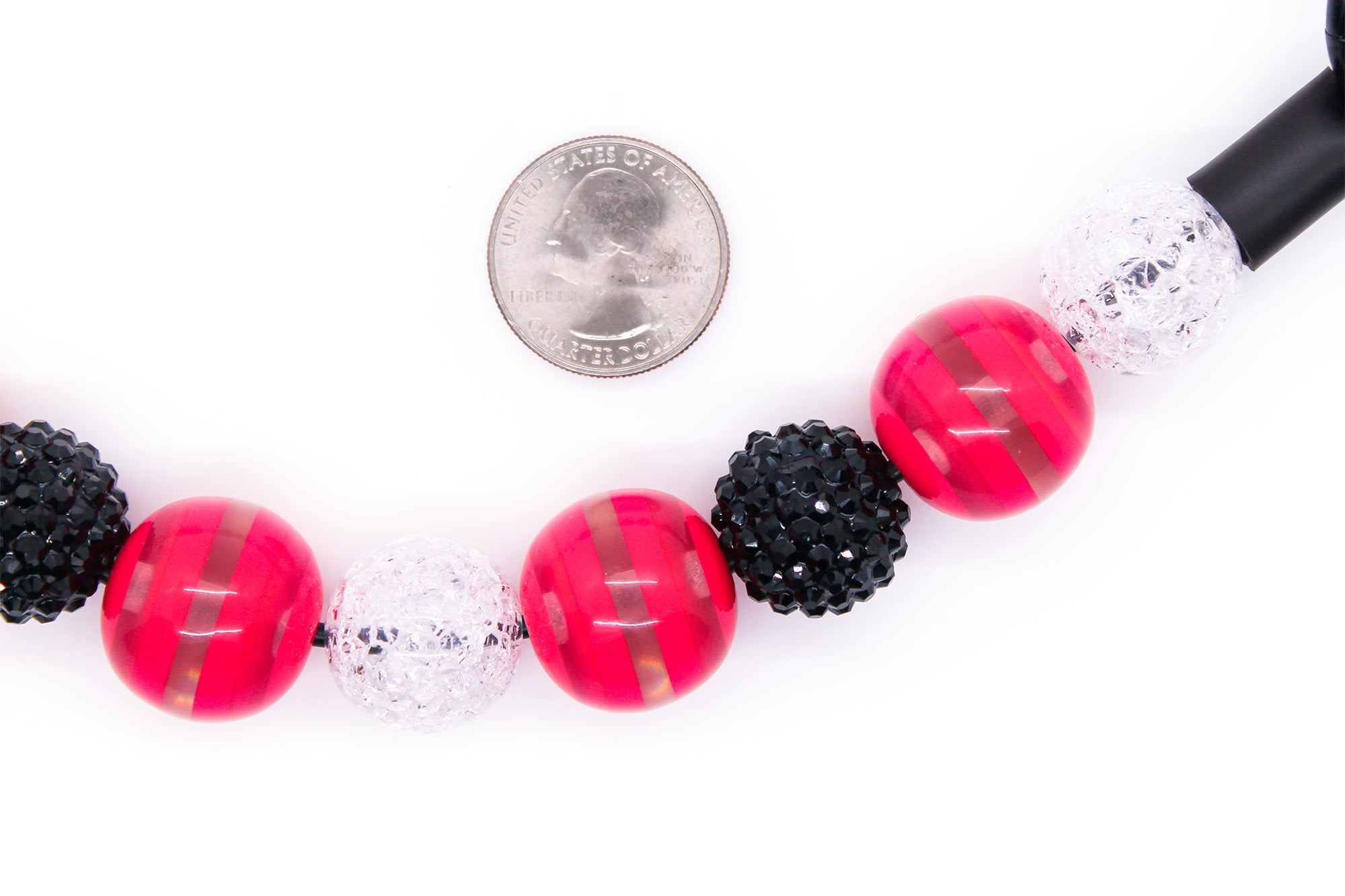 Punk at Heart Large Bead Dog Collar