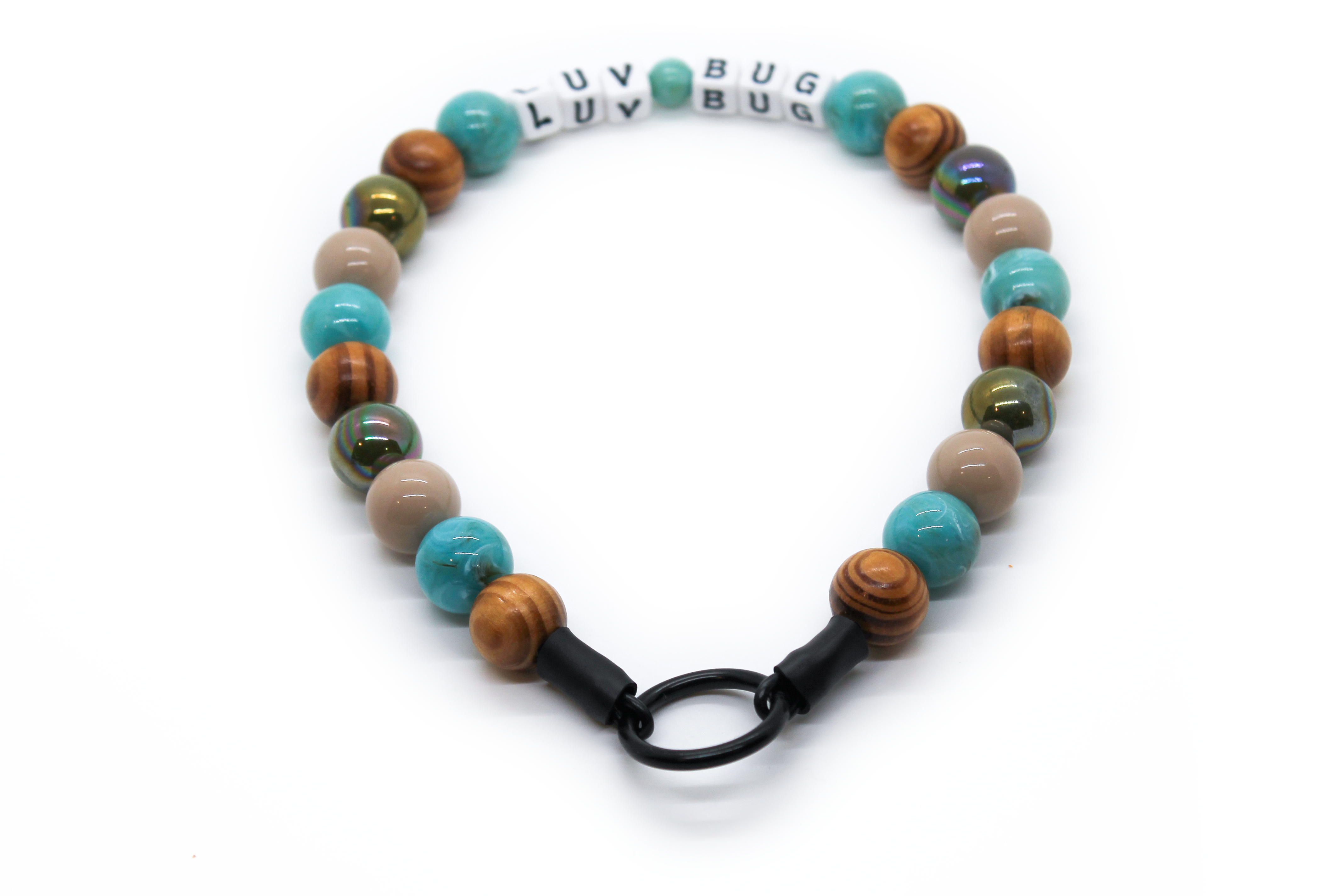 Falling Sky Bead Dog Collar