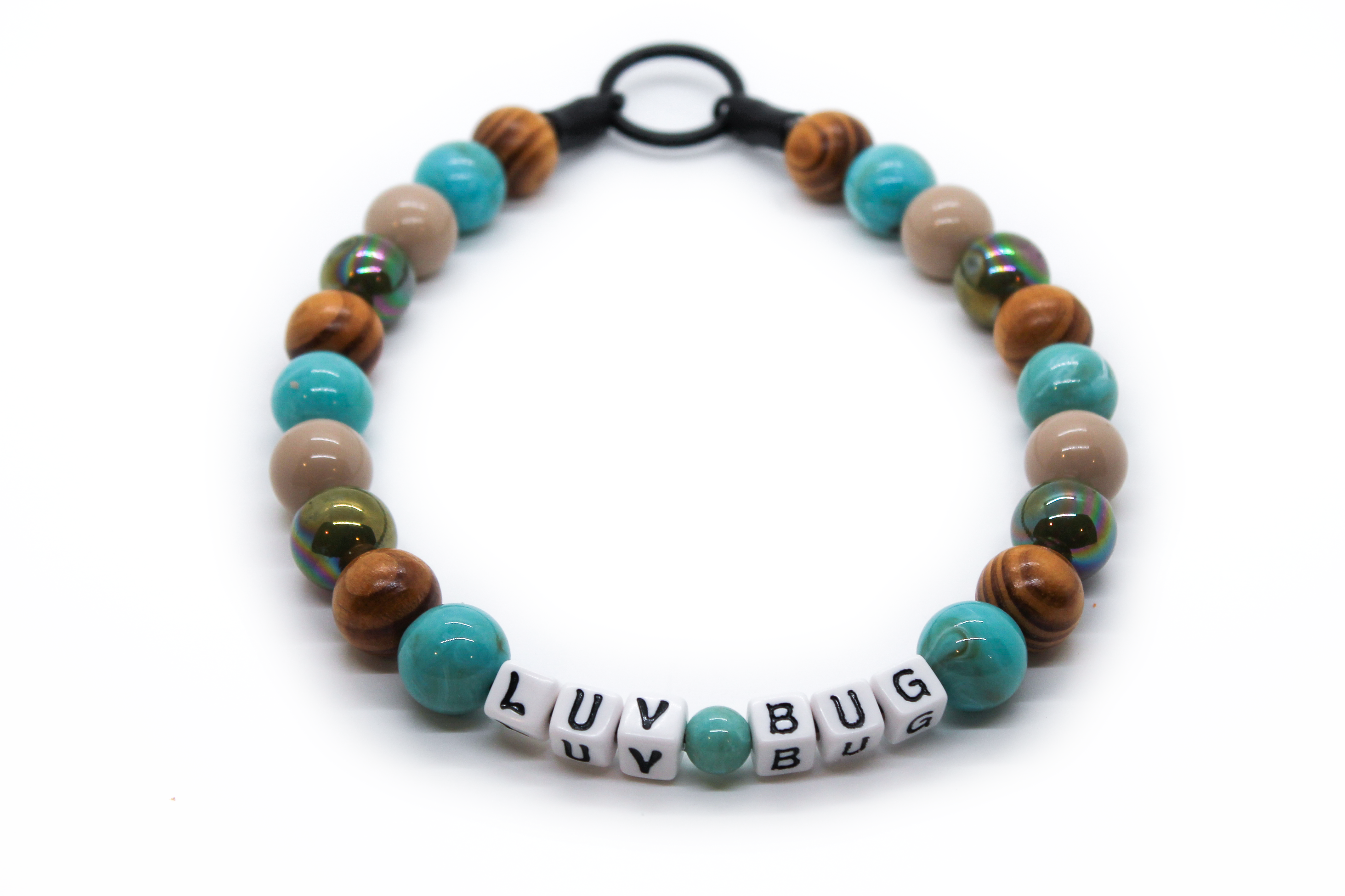 Falling Sky Bead Dog Collar