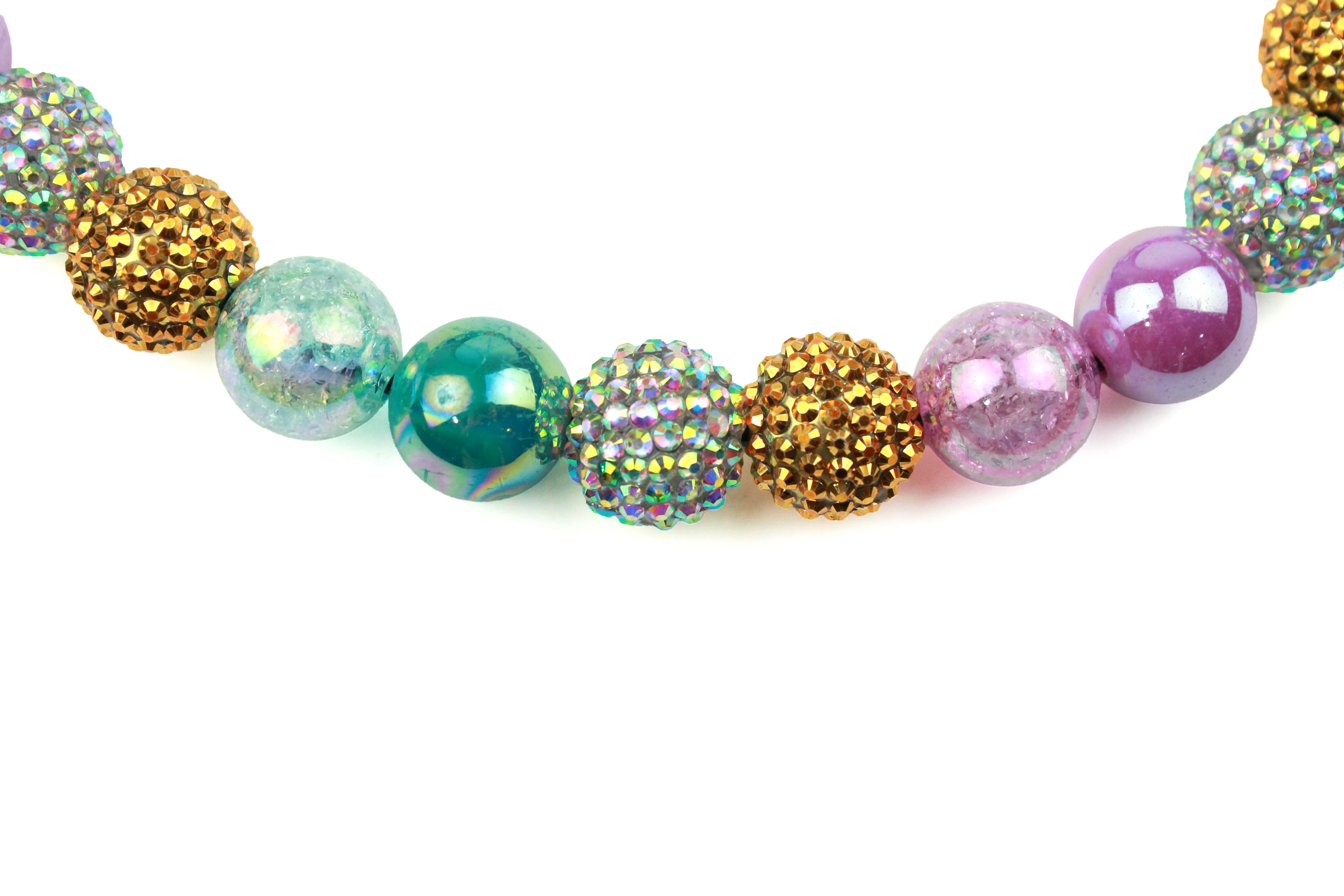 All That Glitters Bead Dog Collar