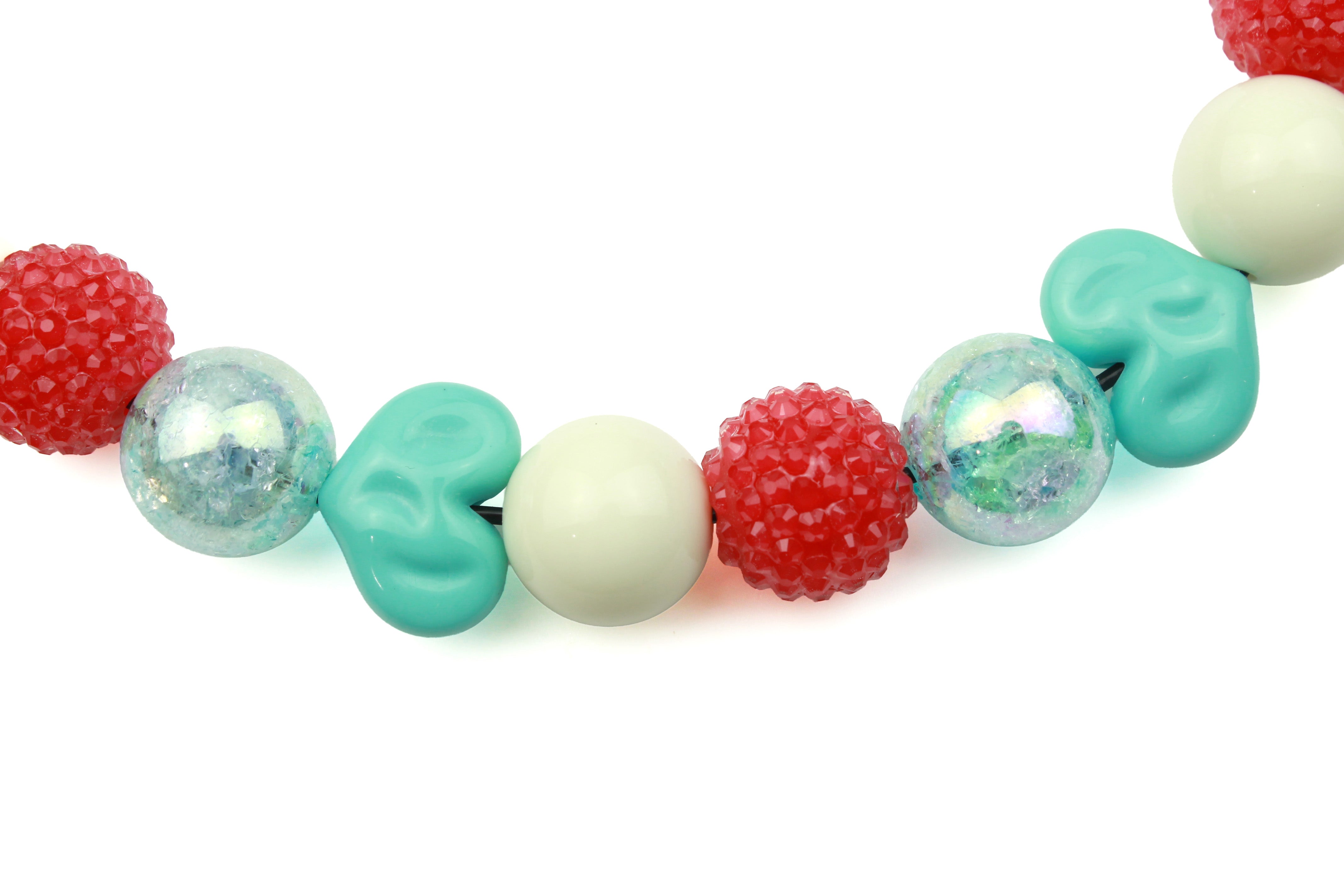 American Sweetheart Bead Dog Collar