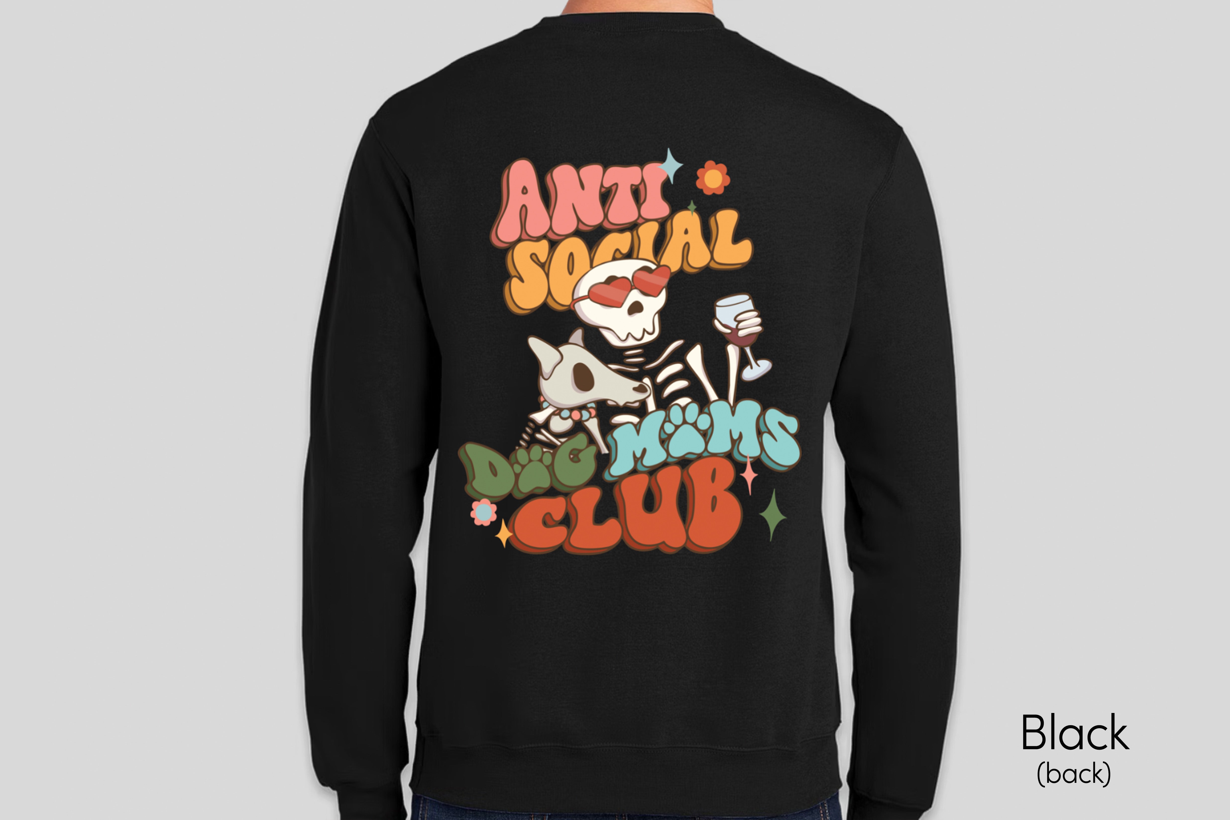 Antisocial Dog Moms Club Crewneck