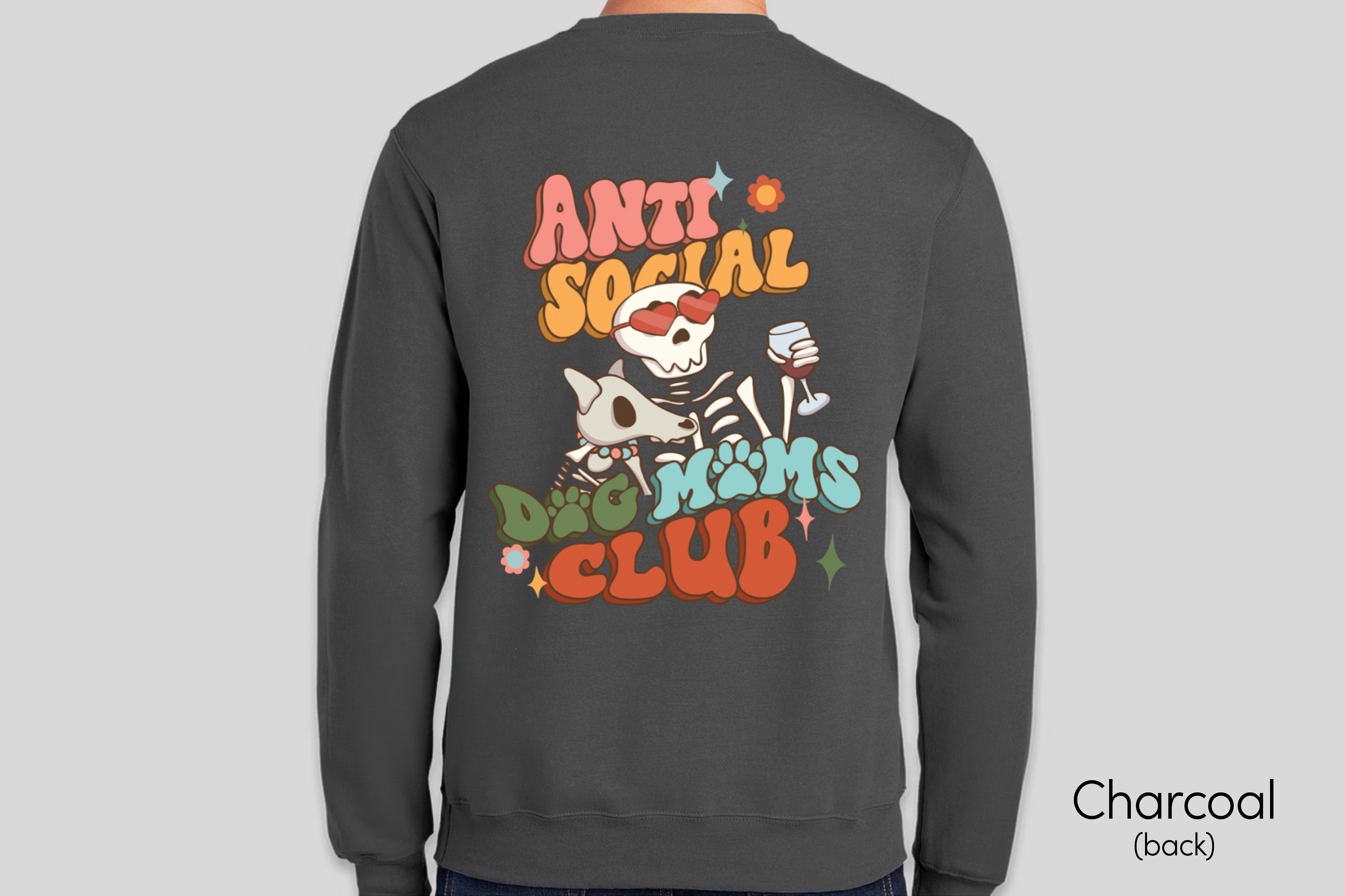Antisocial Dog Moms Club Crewneck