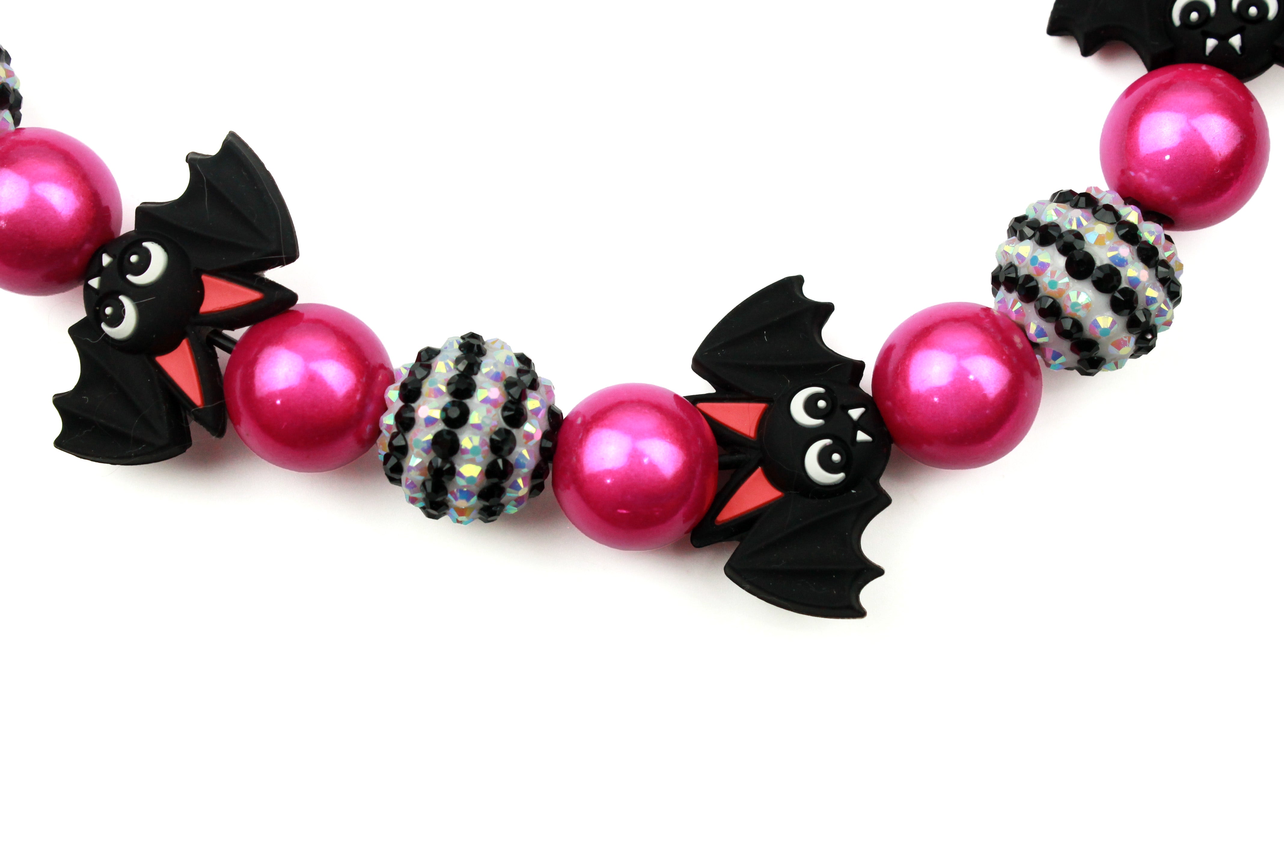Batty Babe Bead Dog Collar