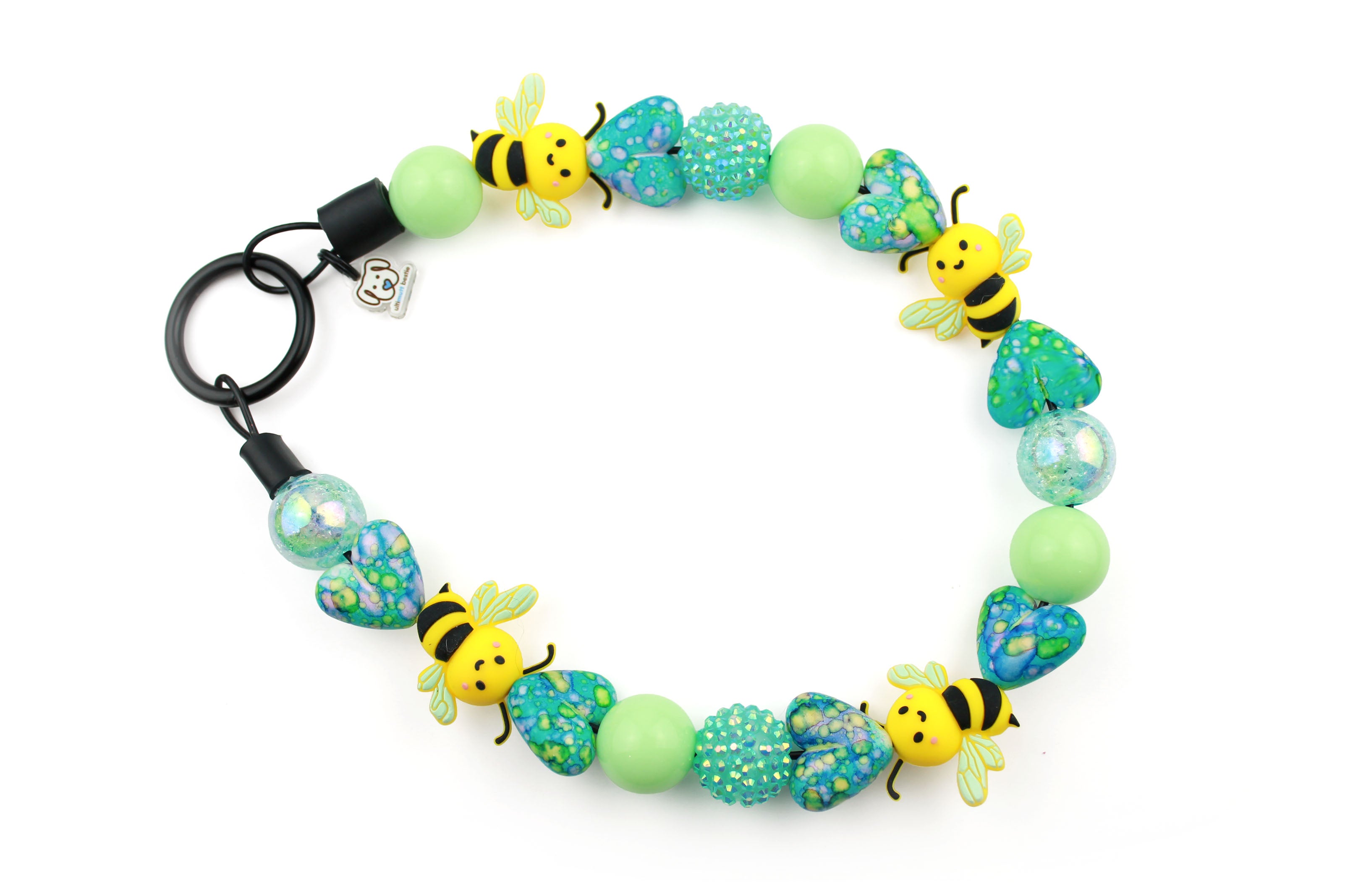 Bee Mine Bead Dog Collar